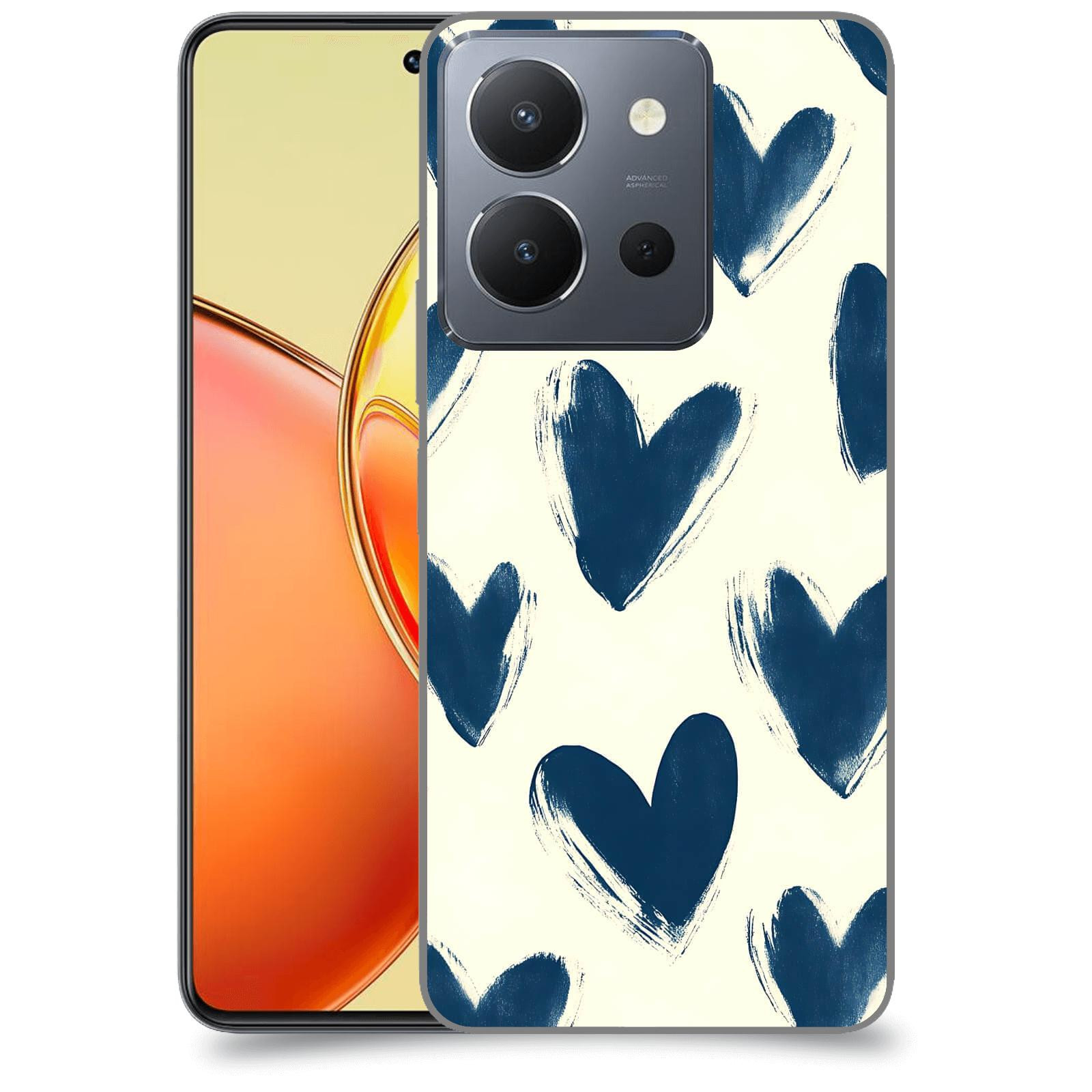 ACOVER Kryt na mobil Vivo Y36 - Blue hearts