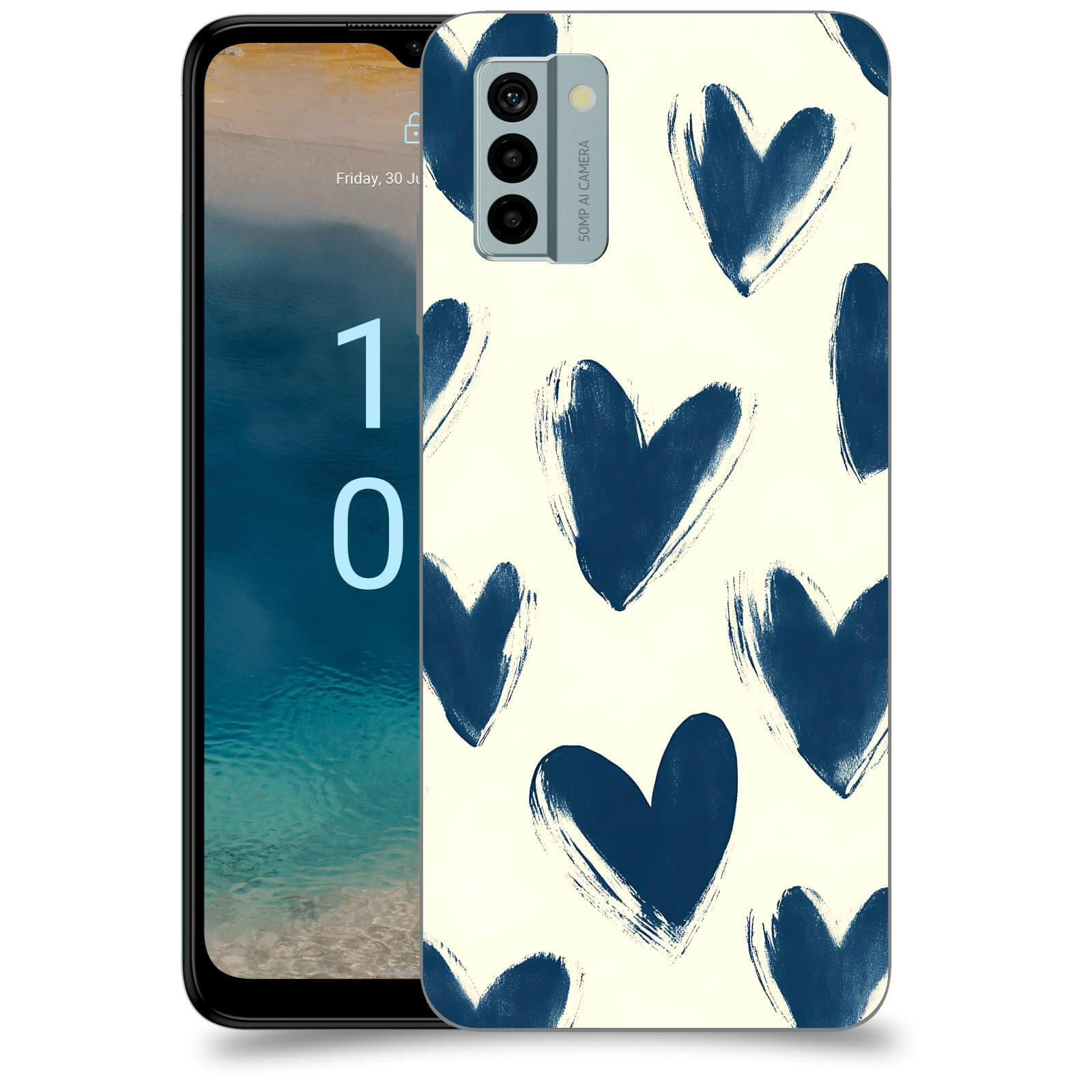 ACOVER Kryt na mobil Nokia G22 - Blue hearts