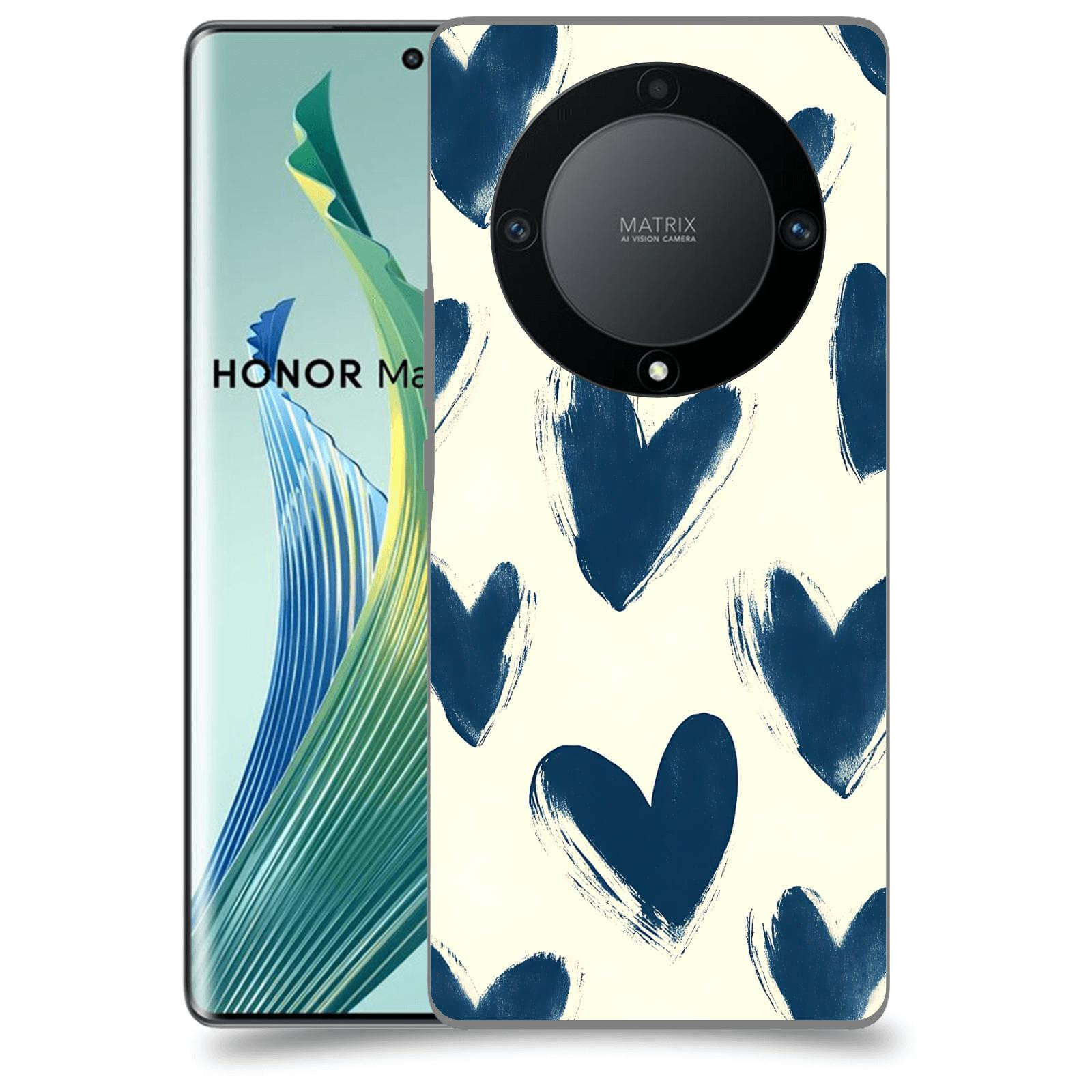 ACOVER Kryt na mobil Honor 90 Lite - Blue hearts