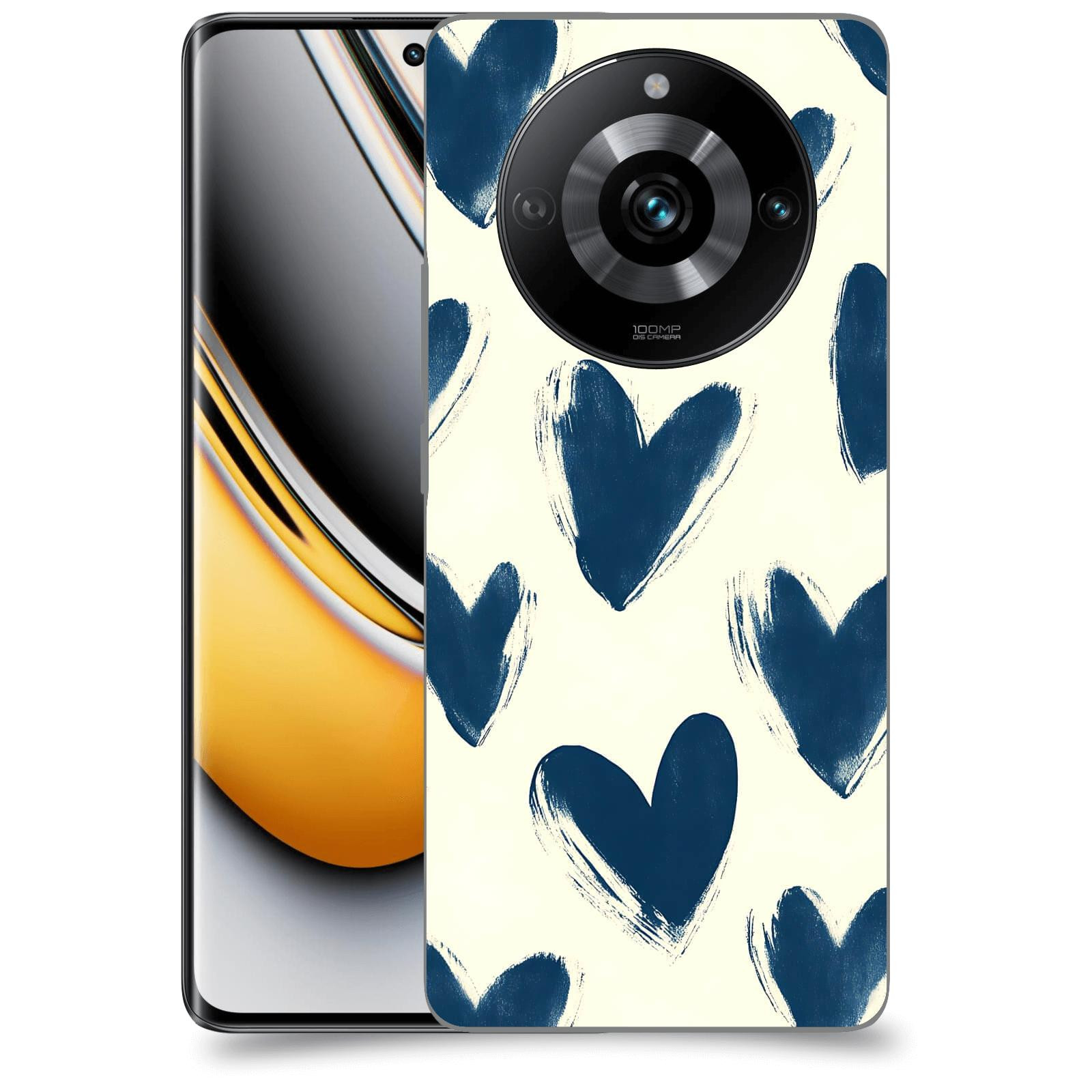 ACOVER Kryt na mobil Realme 11 Pro 5G - Blue hearts