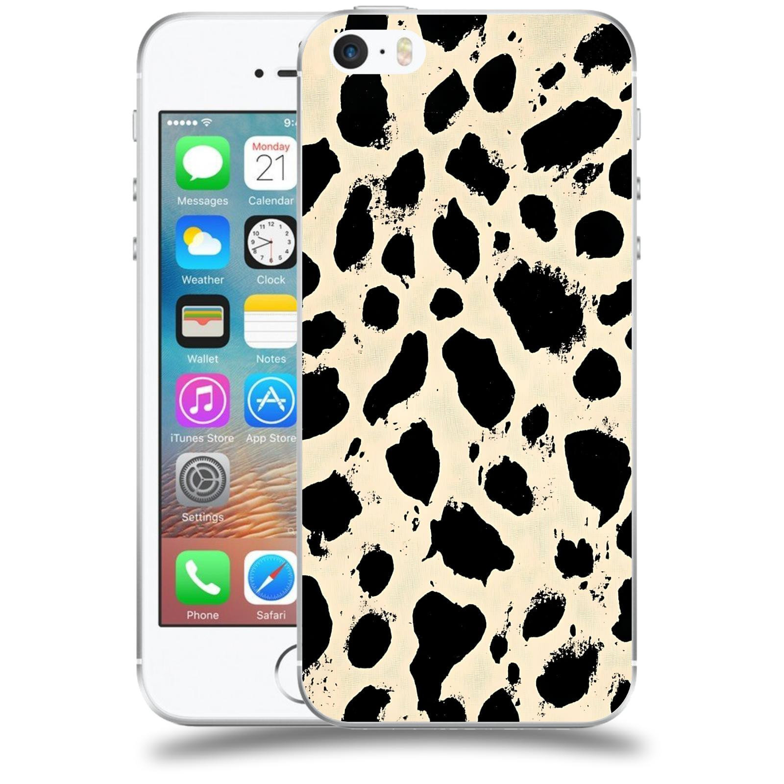 ACOVER Kryt na mobil Apple iPhone 5/5S/SE - Black dots