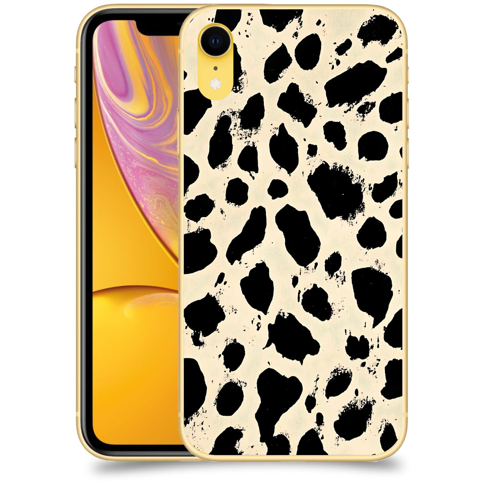 ACOVER Kryt na mobil Apple iPhone XR - Black dots