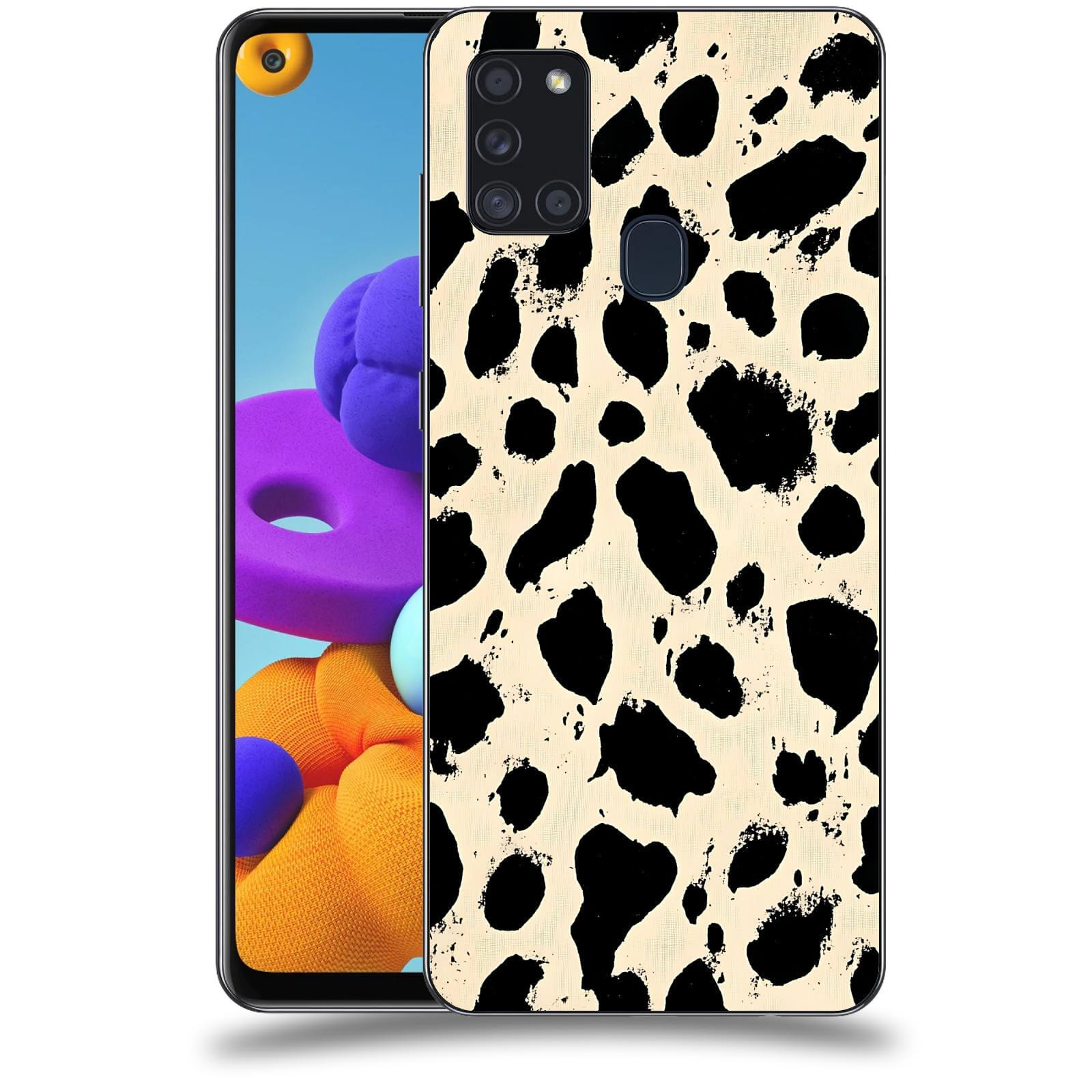 ACOVER Kryt na mobil Samsung Galaxy A21s - Black dots