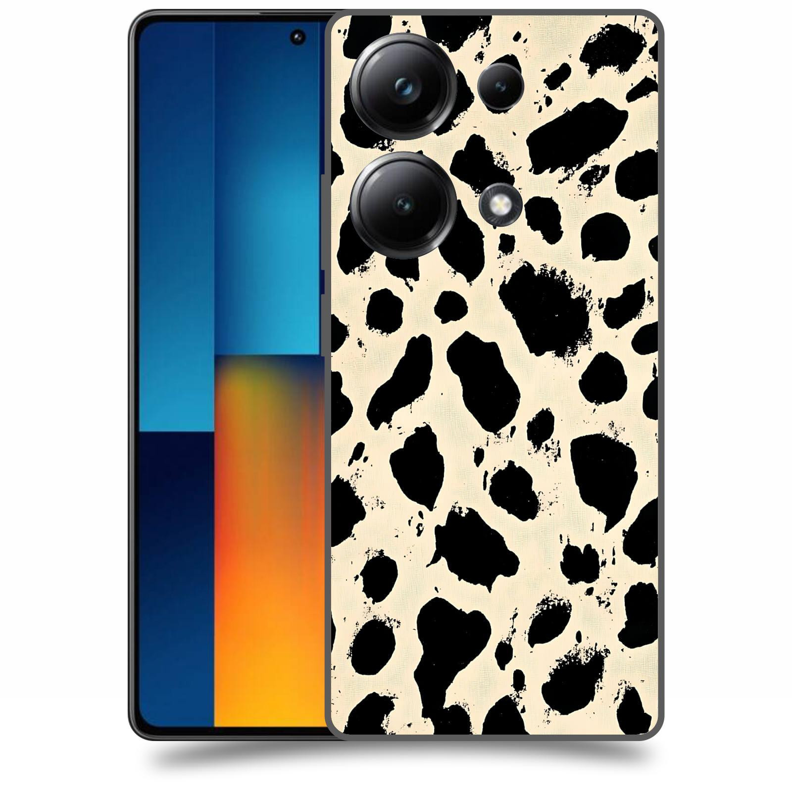 ACOVER Kryt na mobil Poco M6 - Black dots