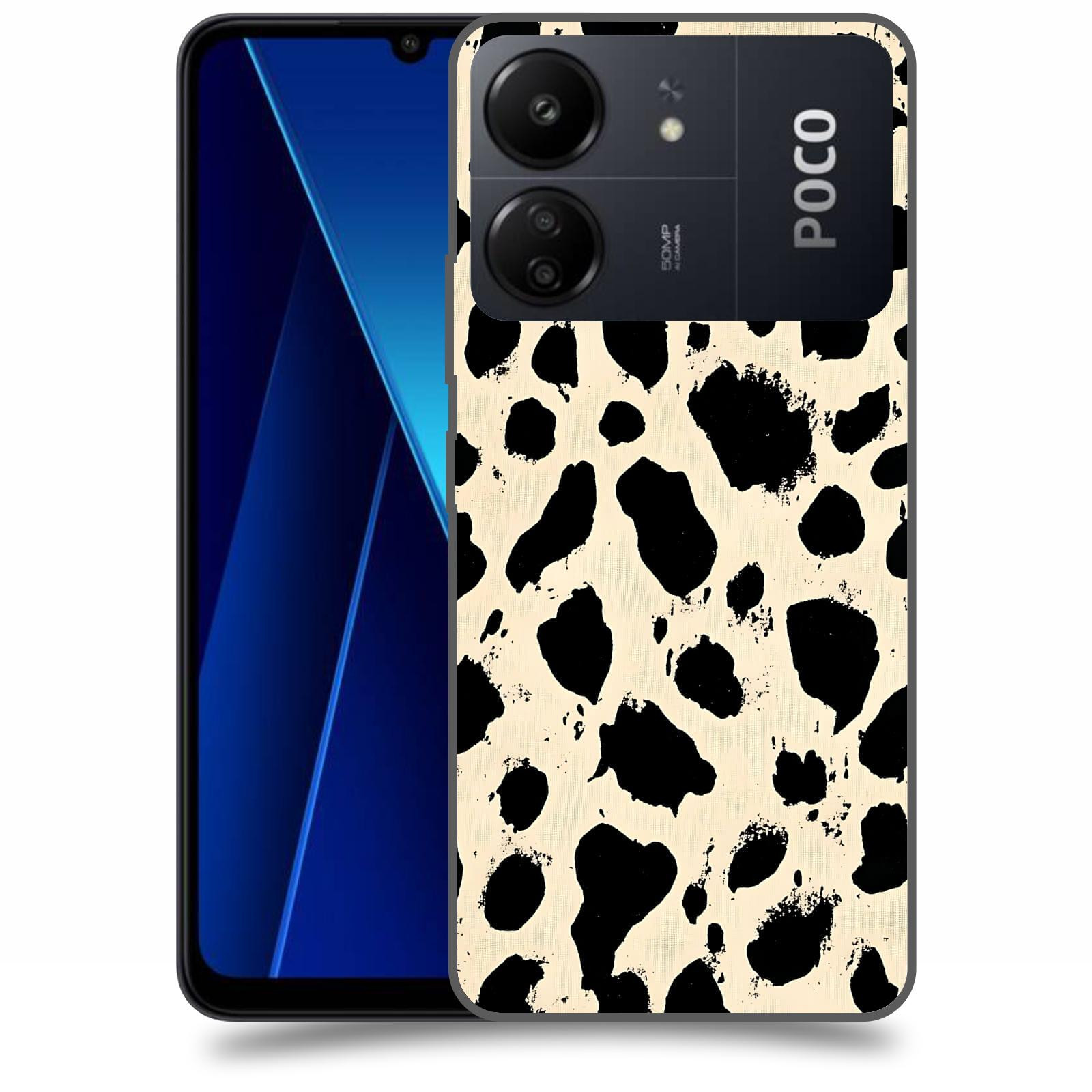 ACOVER Kryt na mobil Poco C65 - Black dots