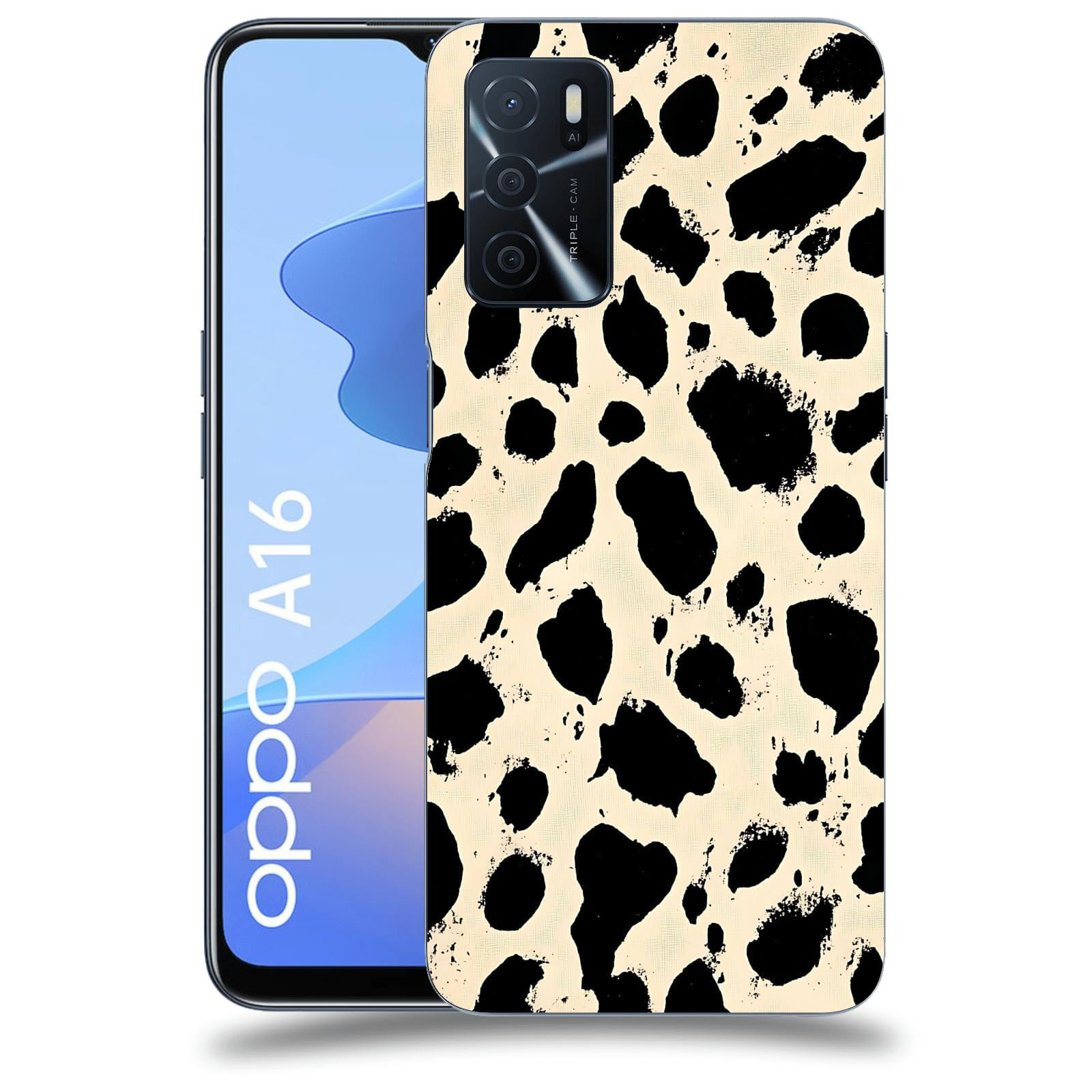 ACOVER Kryt na mobil OPPO A16 - Black dots