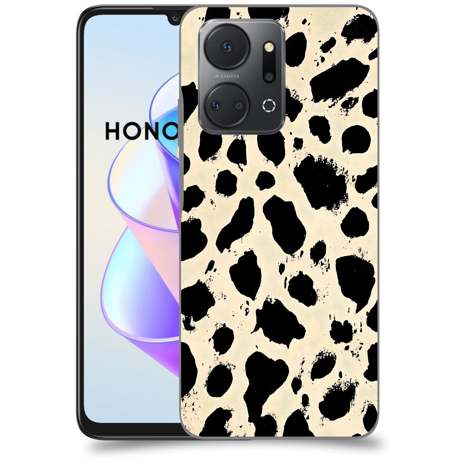 ACOVER Kryt na mobil HONOR X7a - Black dots