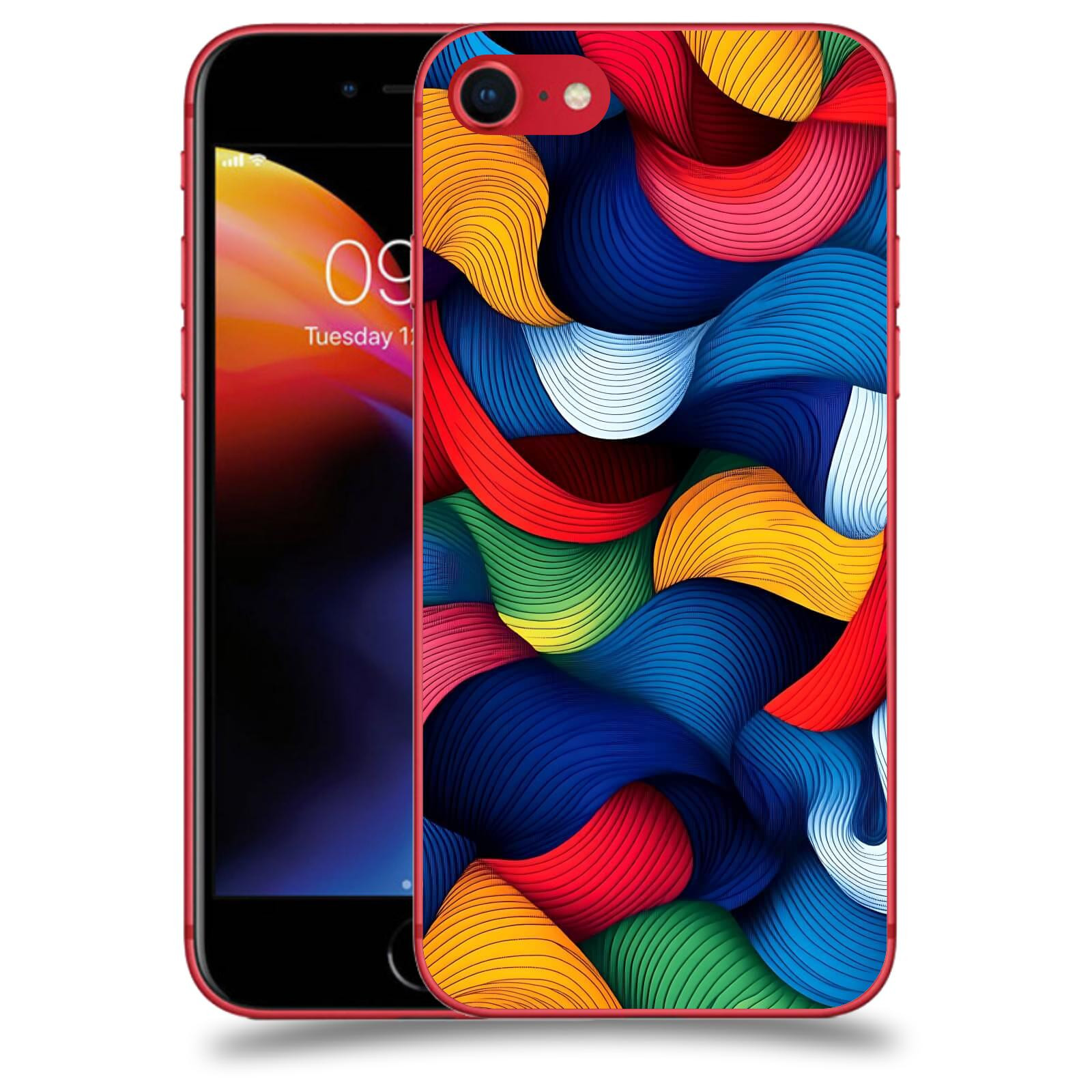 ACOVER Kryt na mobil Apple iPhone 8 - Barevná energie