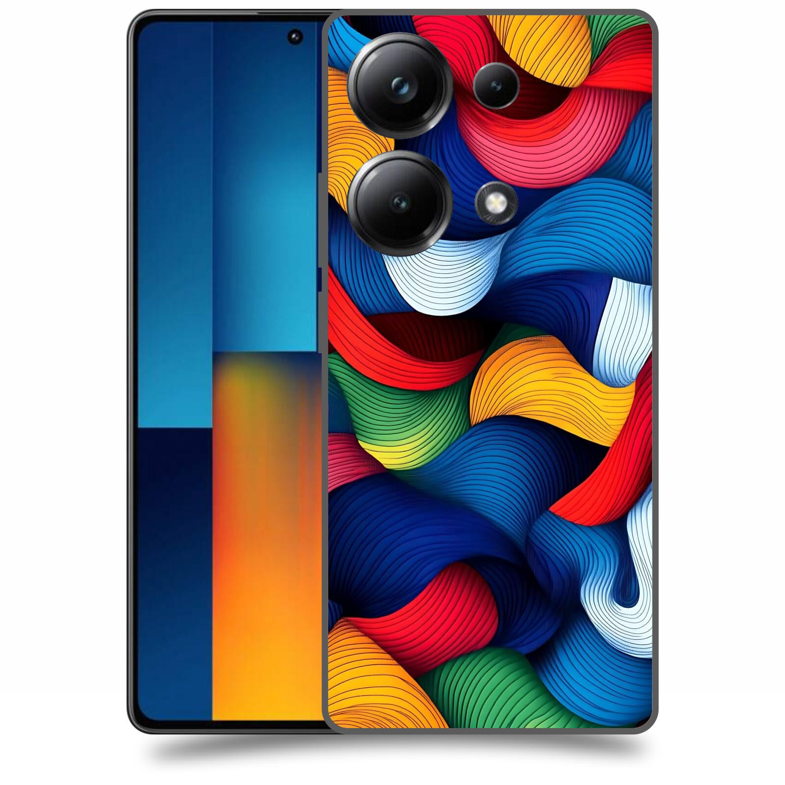 ACOVER Kryt na mobil Poco M6 - Barevná energie
