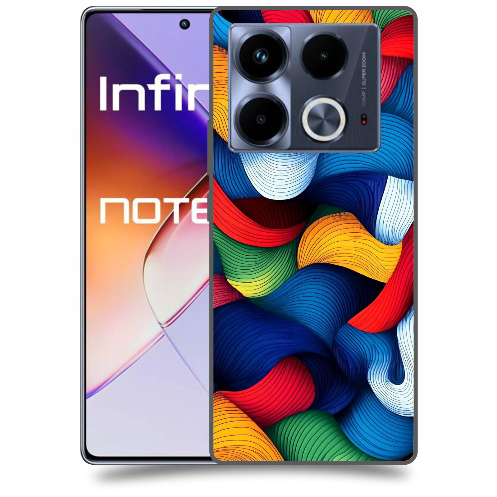ACOVER Kryt na mobil Infinix Note 40 - Barevná energie