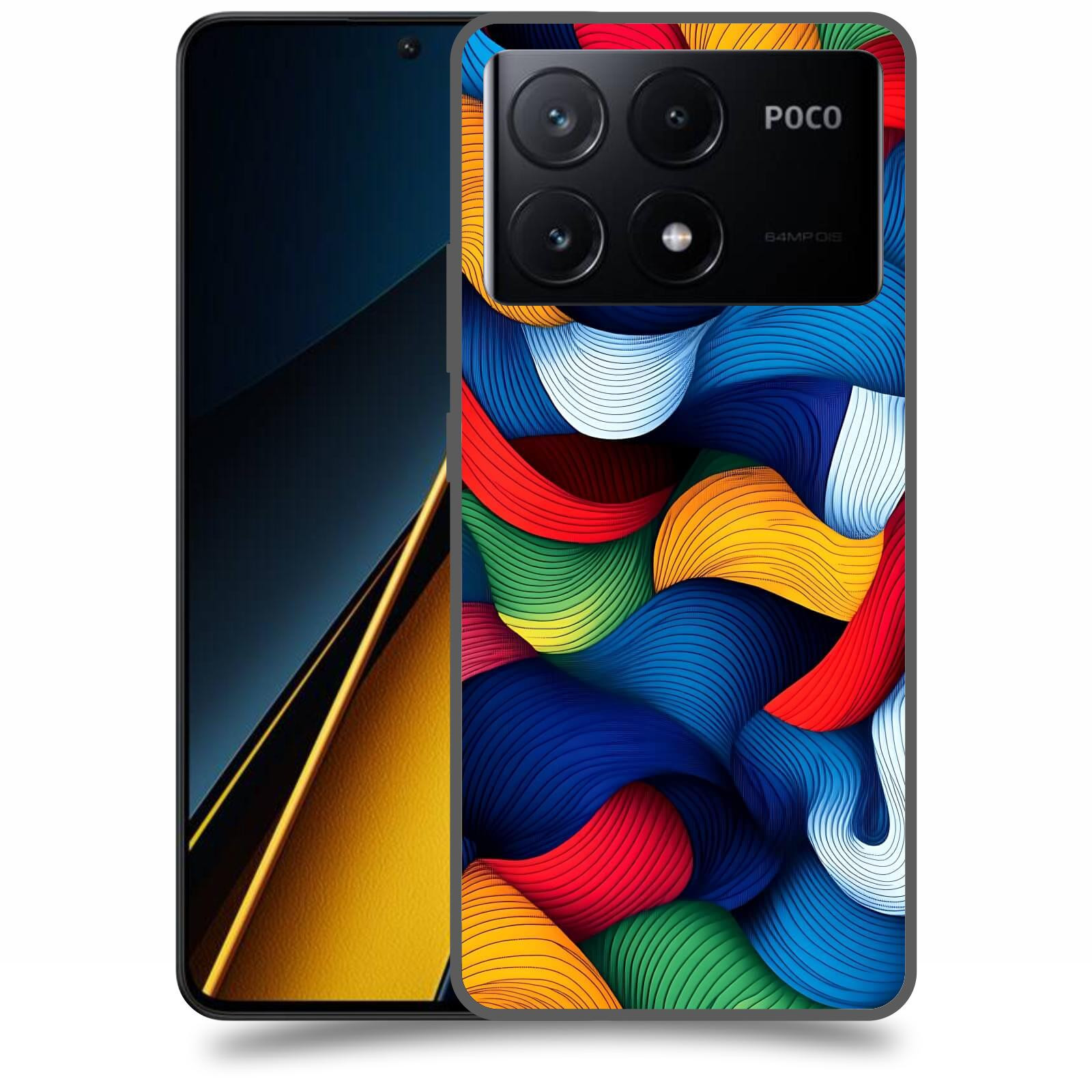 ACOVER Kryt na mobil Poco X6 Pro 5G - Barevná energie