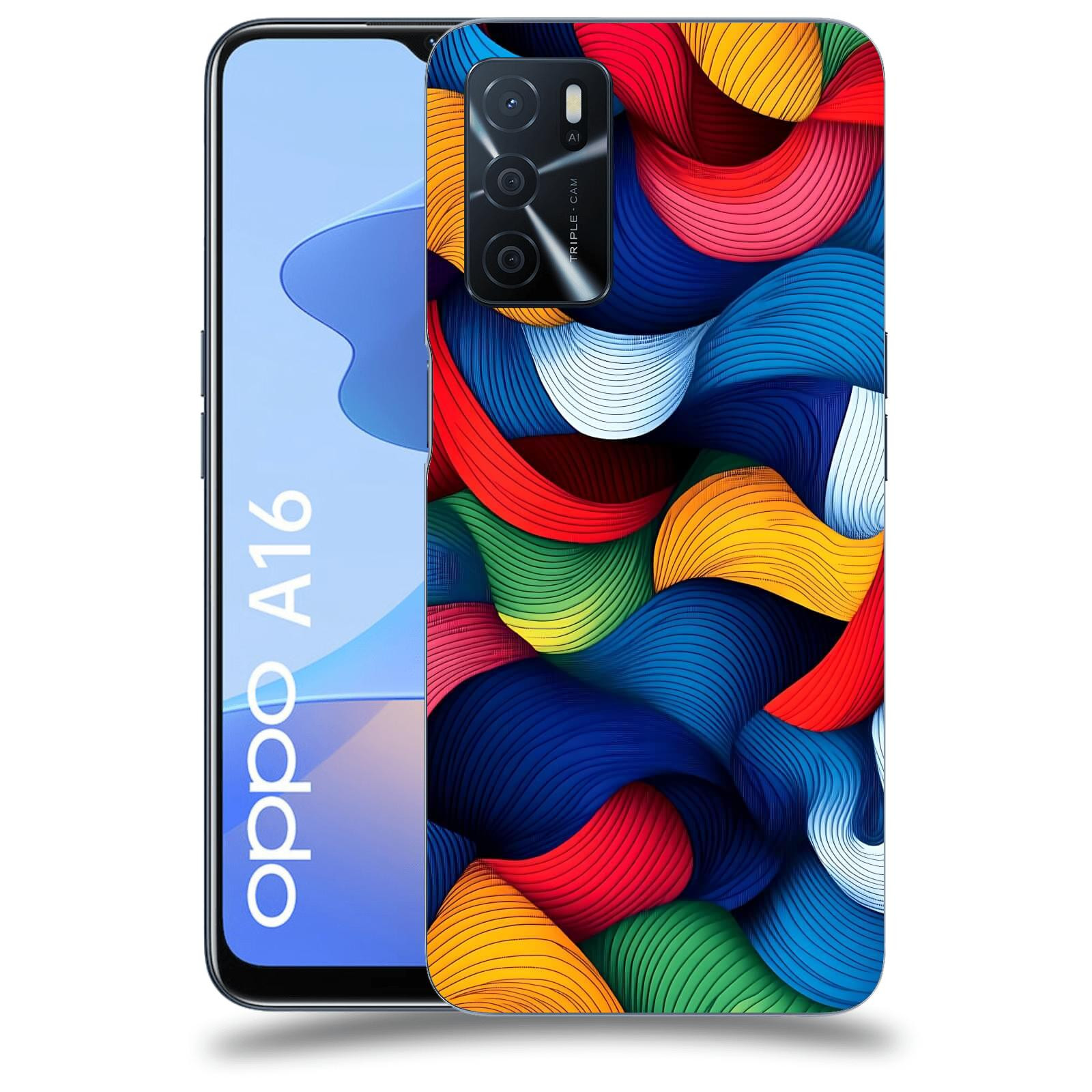 ACOVER Kryt na mobil OPPO A16 - Barevná energie