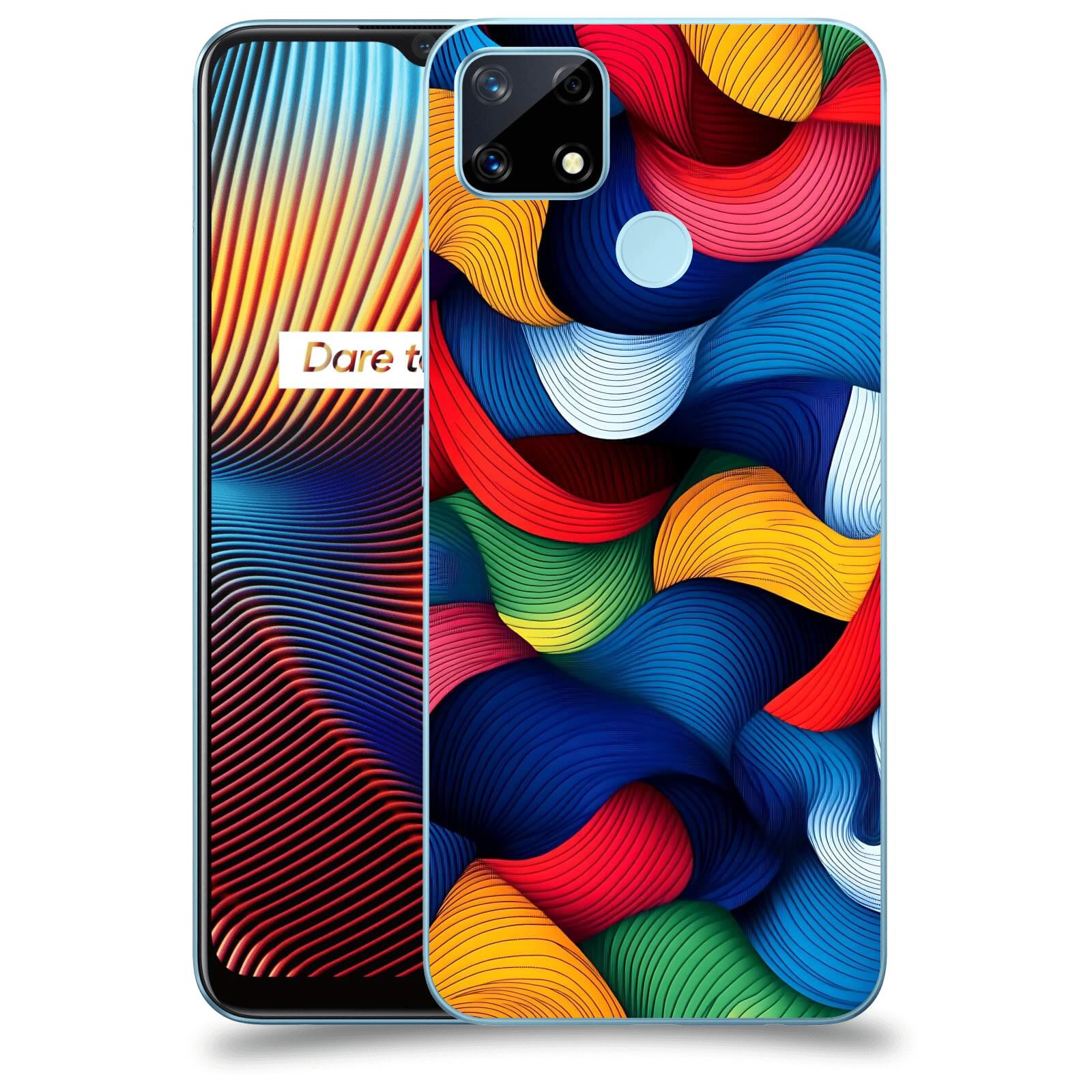 ACOVER Kryt na mobil Realme 7i - Barevná energie