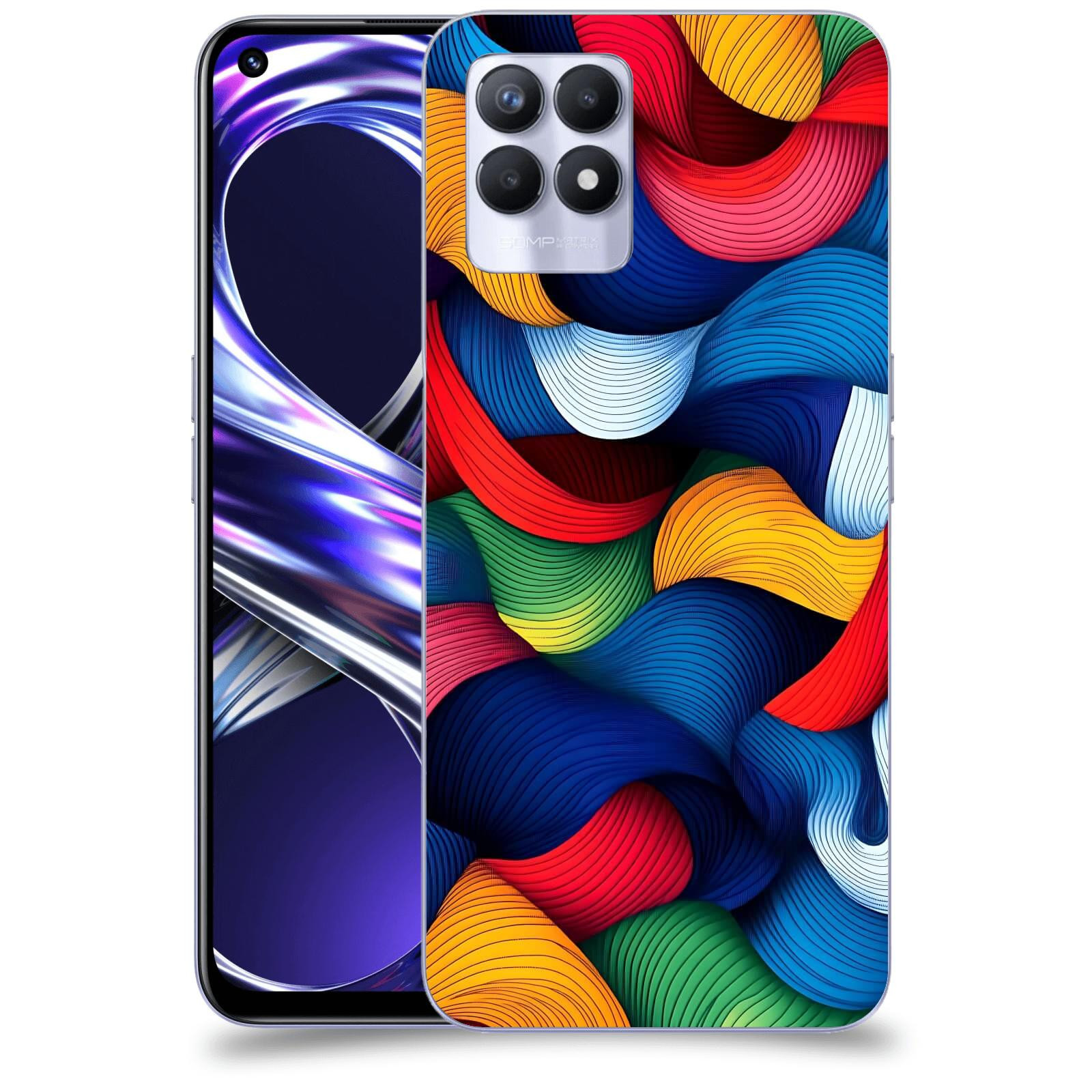 ACOVER Kryt na mobil Realme 8i - Barevná energie