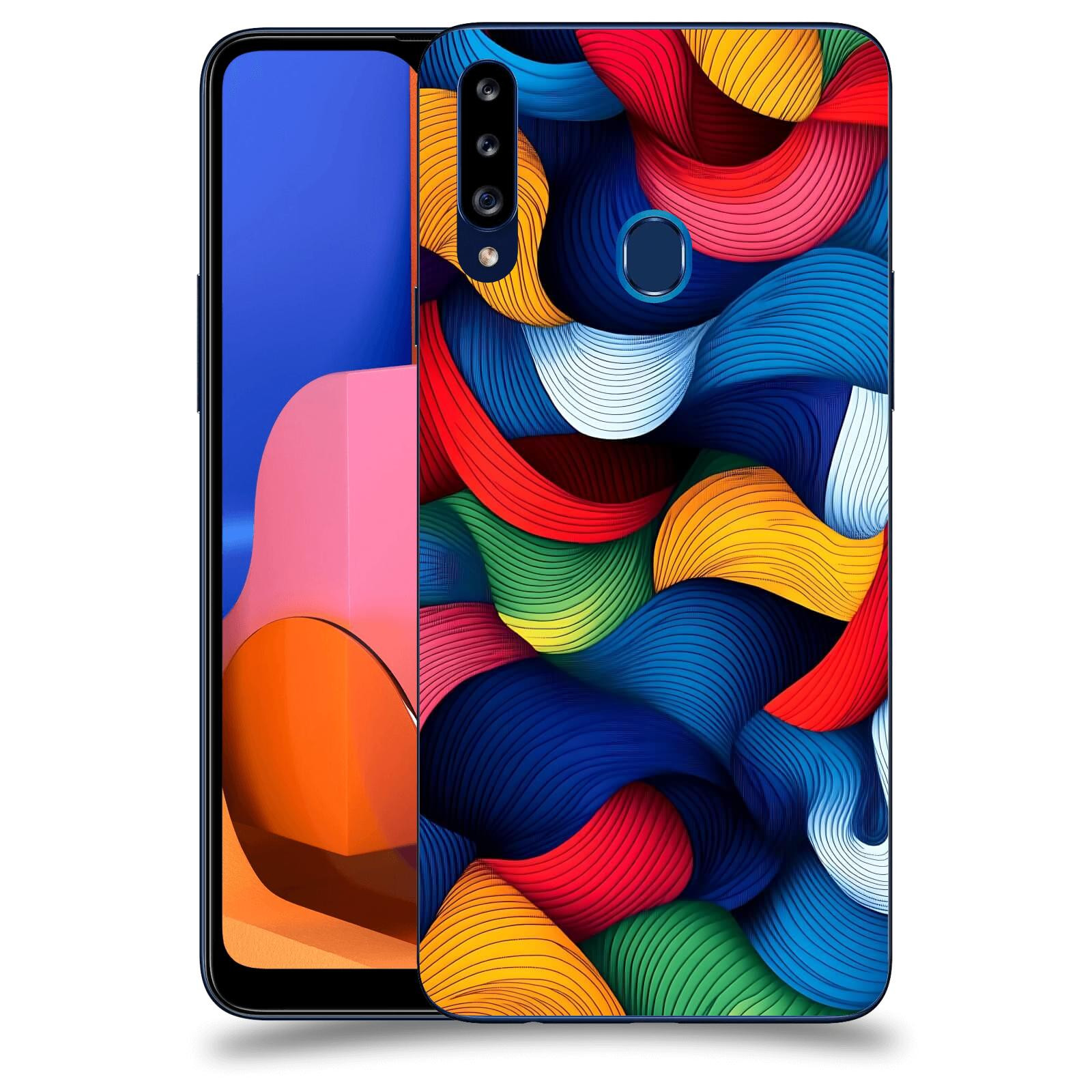 ACOVER Kryt na mobil Samsung Galaxy A20s - Barevná energie
