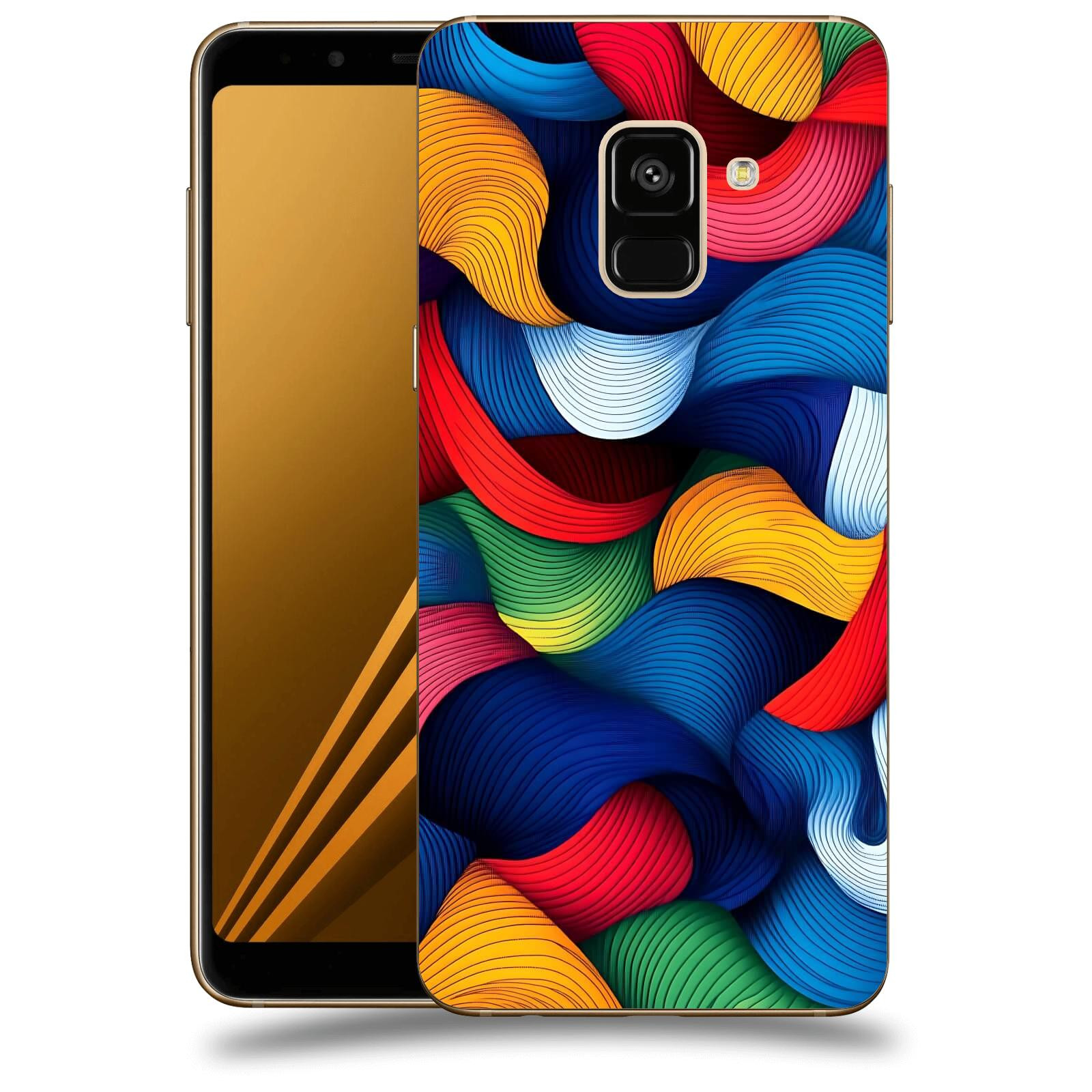 ACOVER Kryt na mobil Samsung Galaxy A8 2018 A530F - Barevná energie