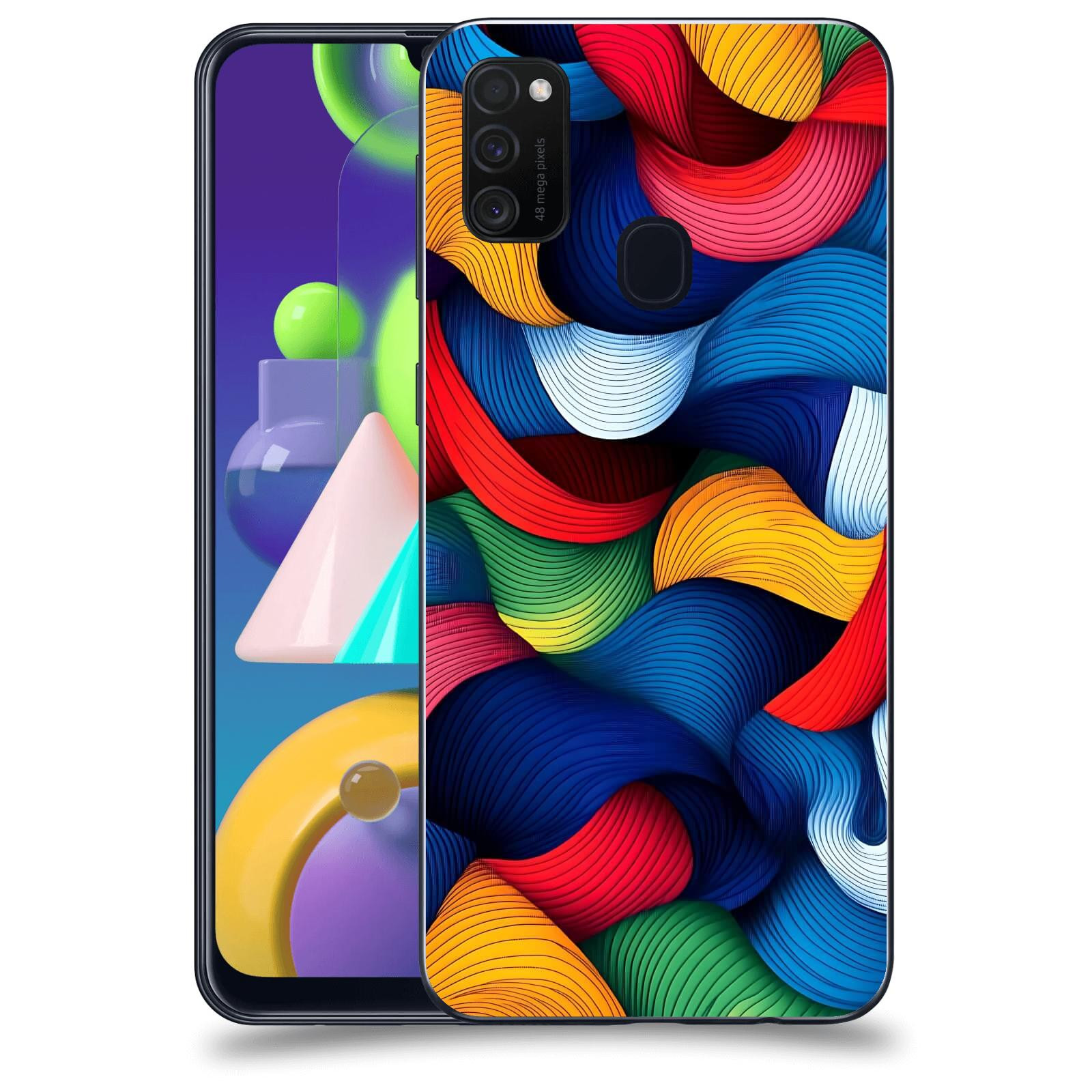 ACOVER Kryt na mobil Samsung Galaxy M21 M215F - Barevná energie