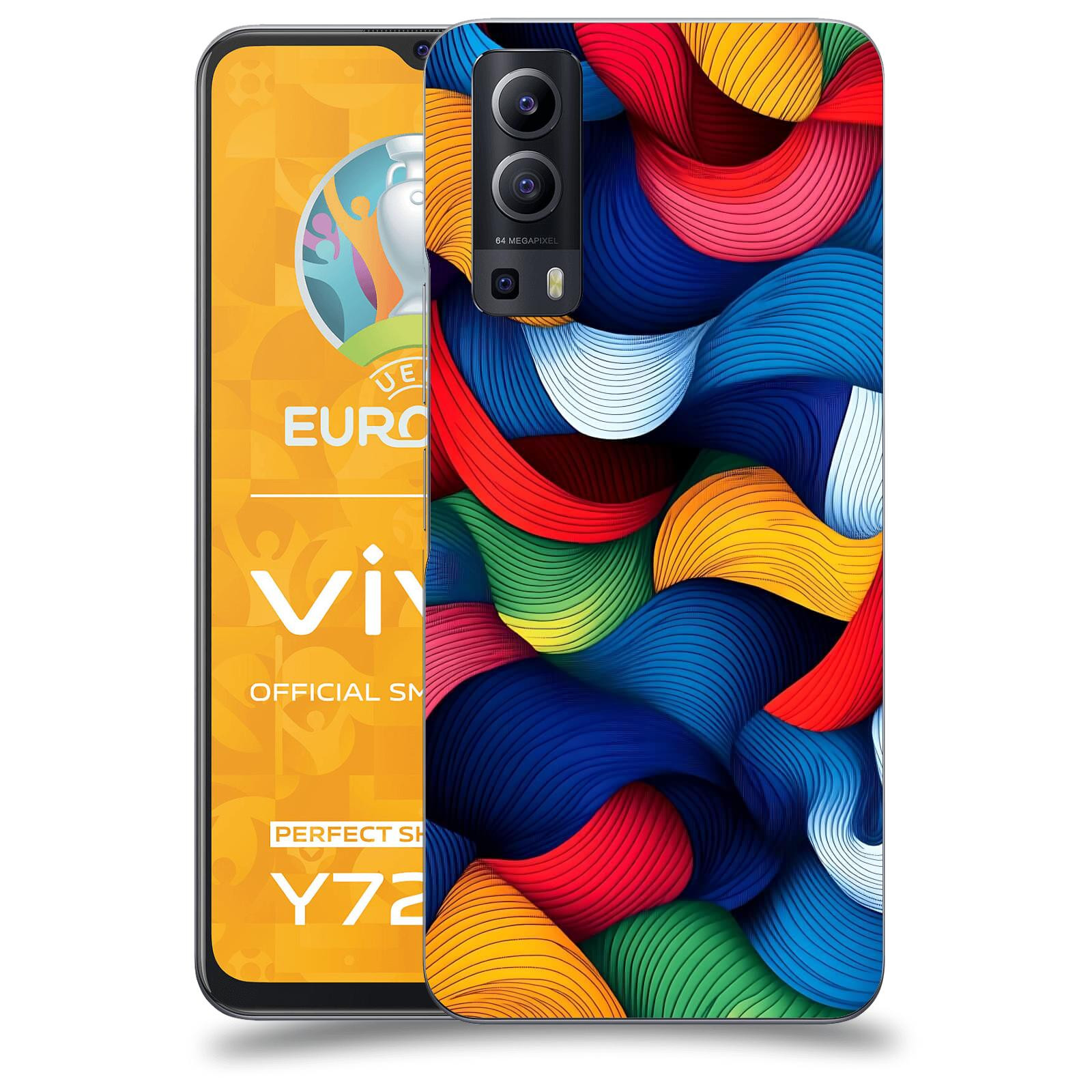 ACOVER Kryt na mobil Vivo Y72 5G - Barevná energie