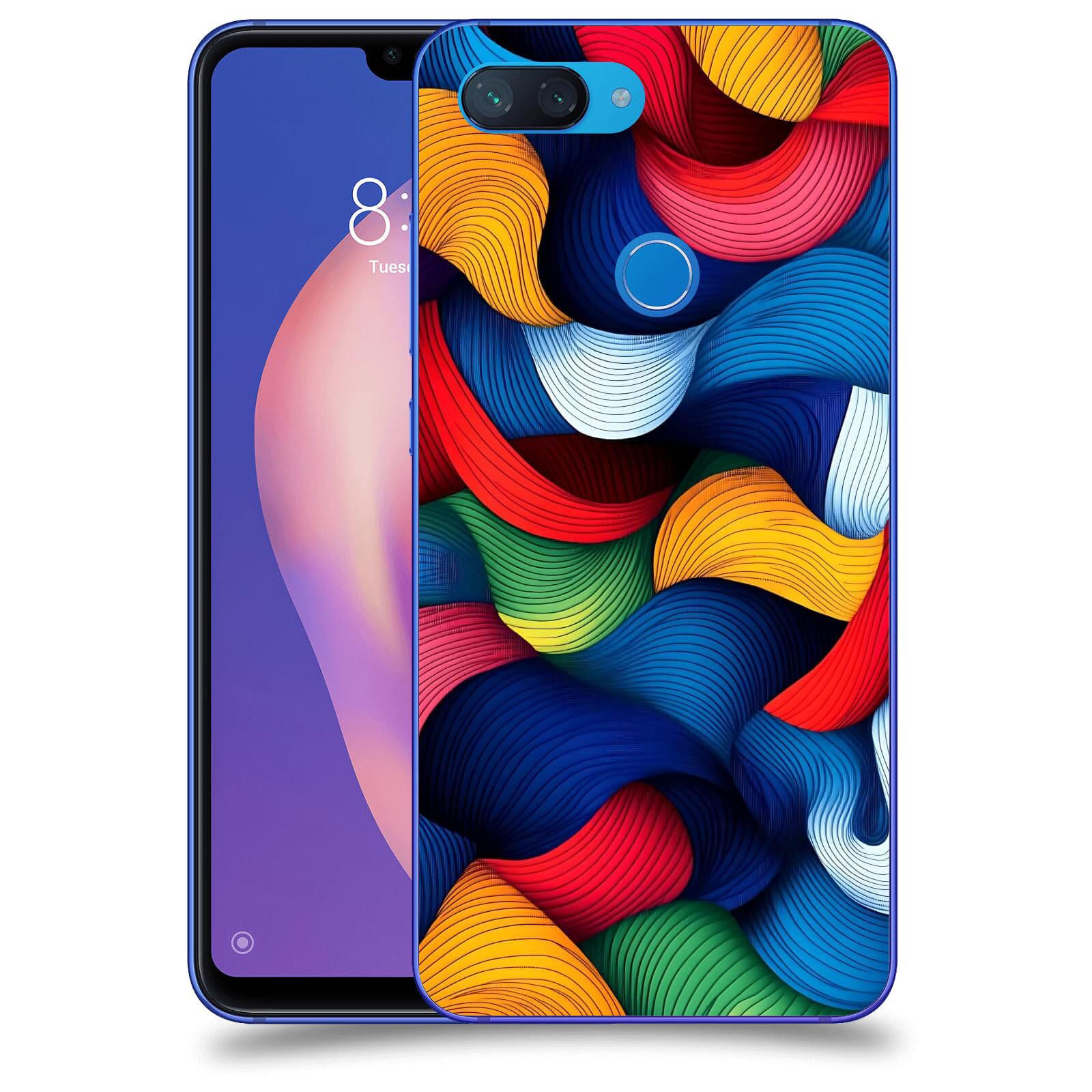 ACOVER Kryt na mobil Xiaomi Mi 8 Lite - Barevná energie
