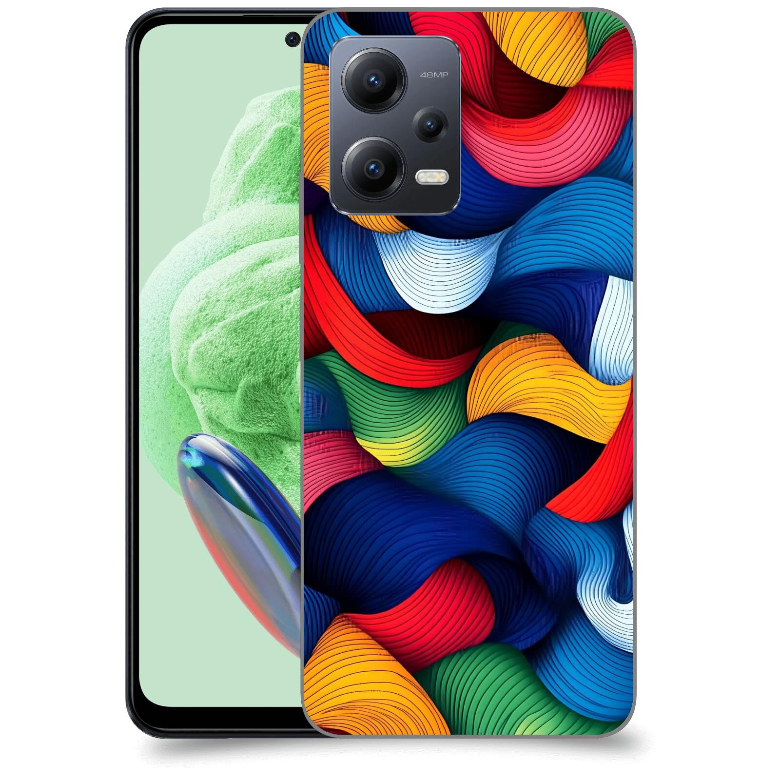 ACOVER Kryt na mobil Xiaomi Redmi Note 12 5G - Barevná energie