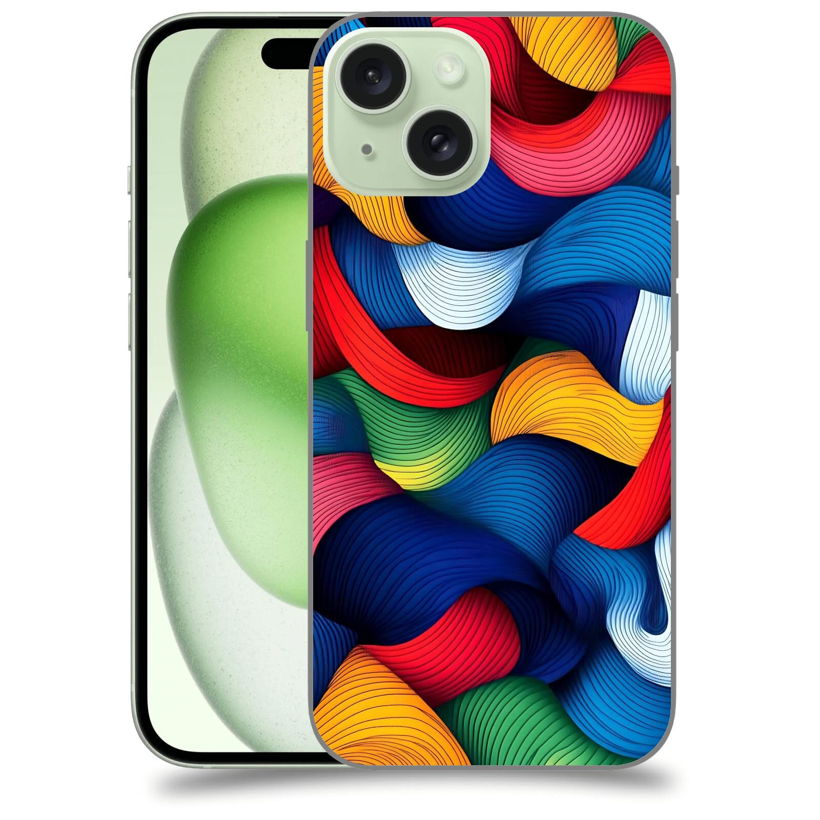 ACOVER Kryt na mobil Apple iPhone 15 - Barevná energie