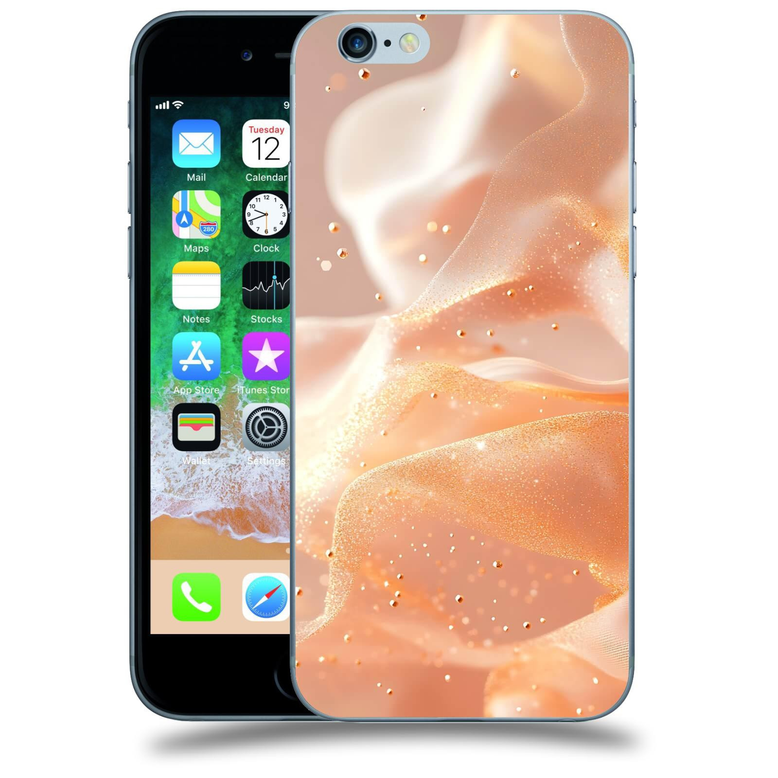 ACOVER Kryt na mobil Apple iPhone 6/6S - Éterický třpyt