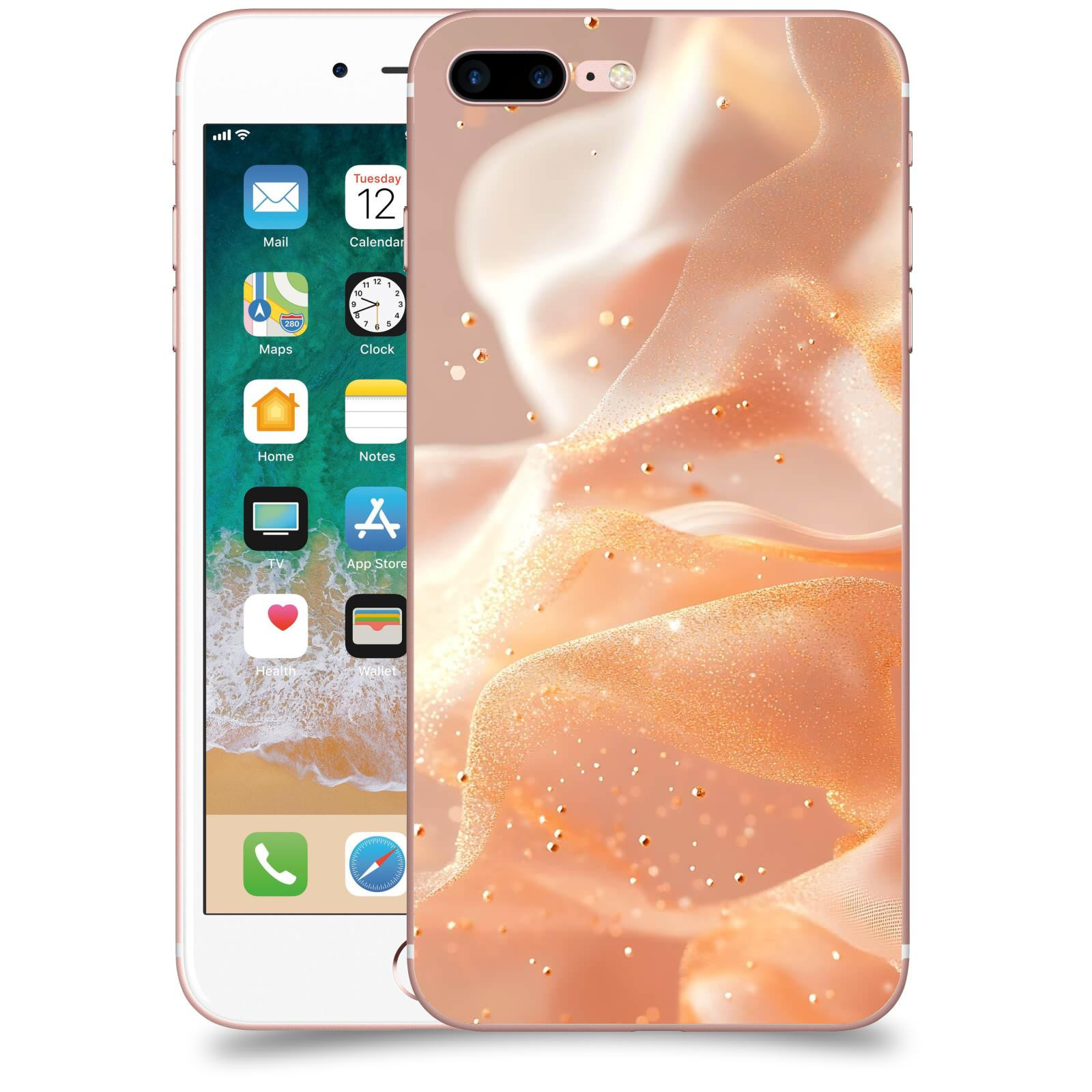 ACOVER Kryt na mobil Apple iPhone 7 Plus - Éterický třpyt