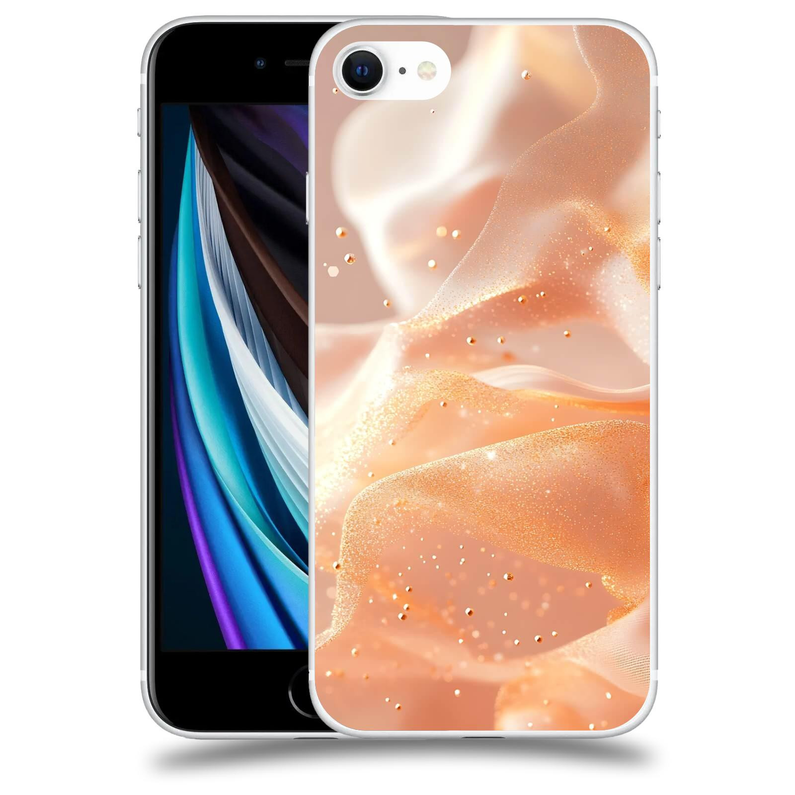 ACOVER Kryt na mobil Apple iPhone SE 2020 - Éterický třpyt
