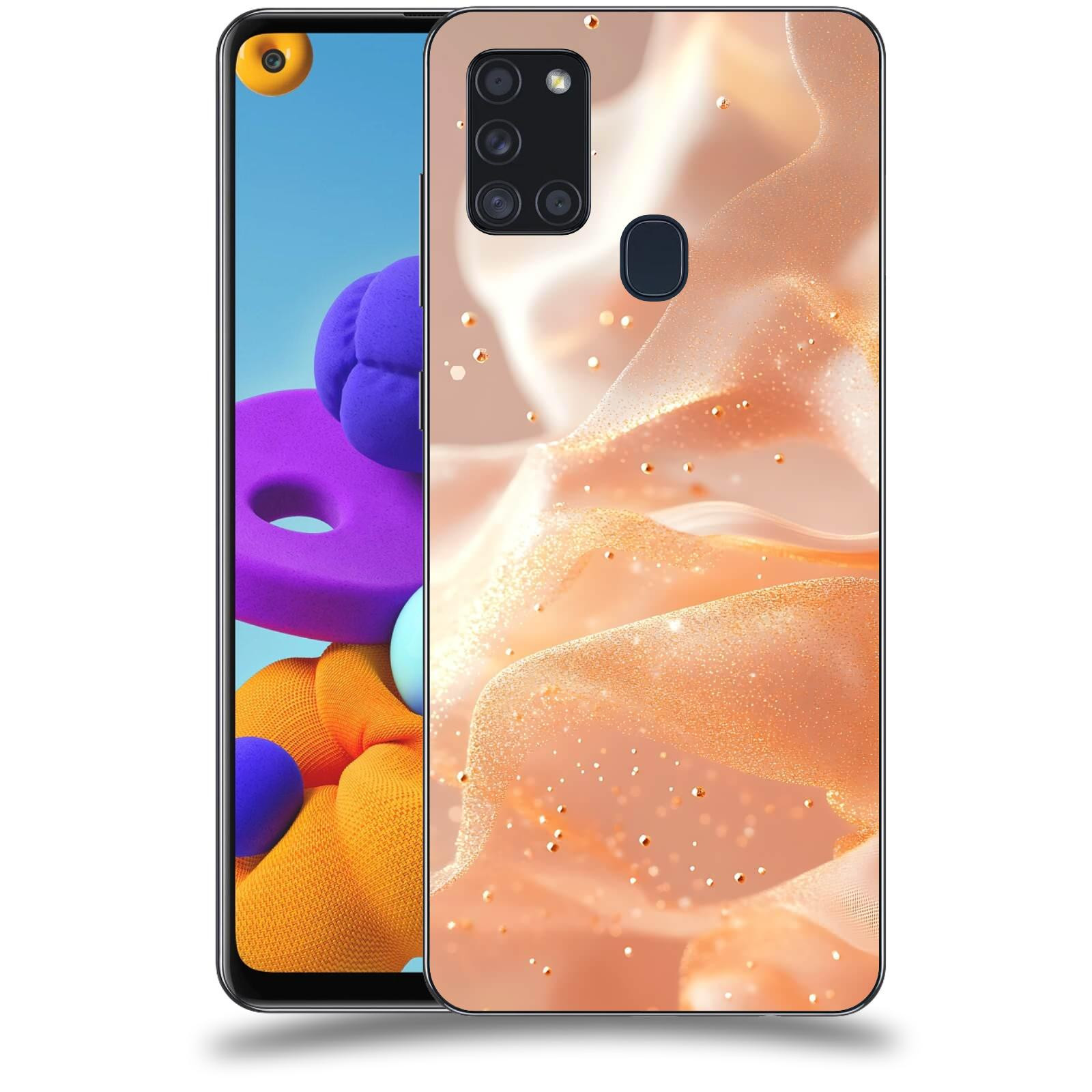 ACOVER Kryt na mobil Samsung Galaxy A21s - Éterický třpyt