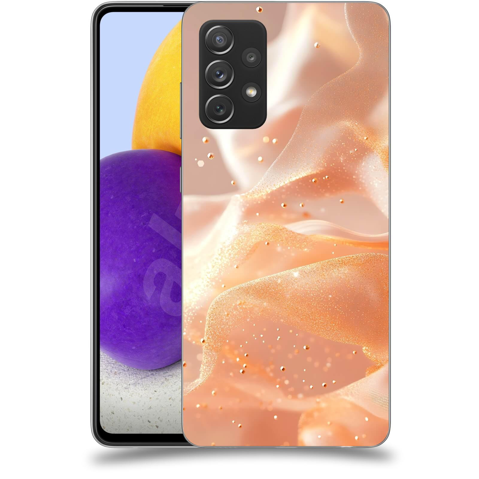 ACOVER Kryt na mobil Samsung Galaxy A72 A725F - Éterický třpyt