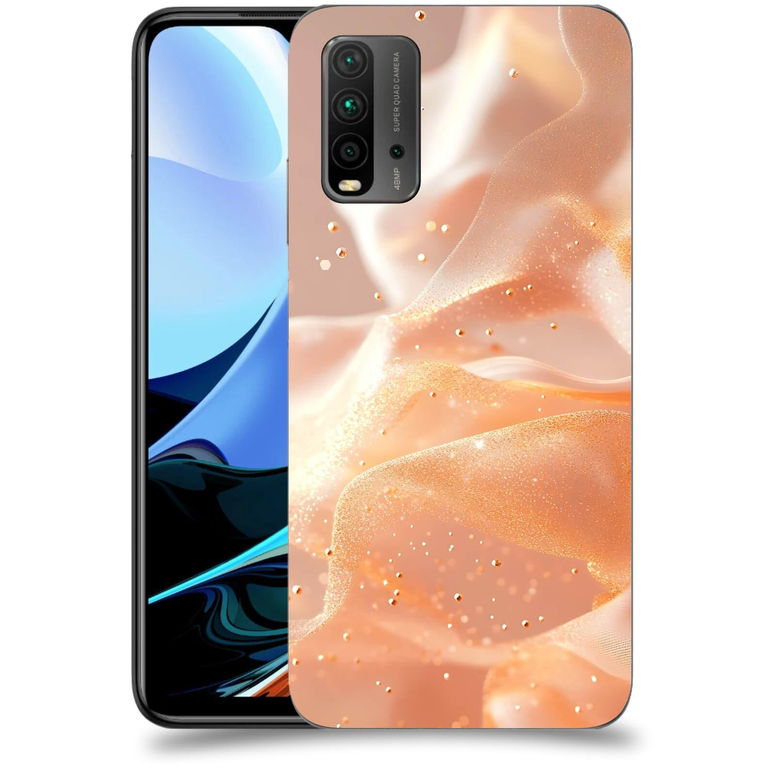 ACOVER Kryt na mobil Xiaomi Redmi 9T - Éterický třpyt