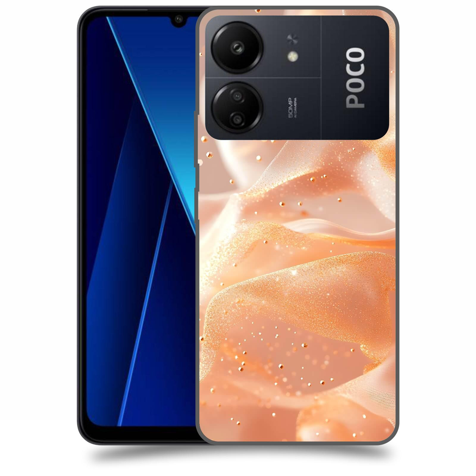 ACOVER Kryt na mobil Poco C65 - Éterický třpyt