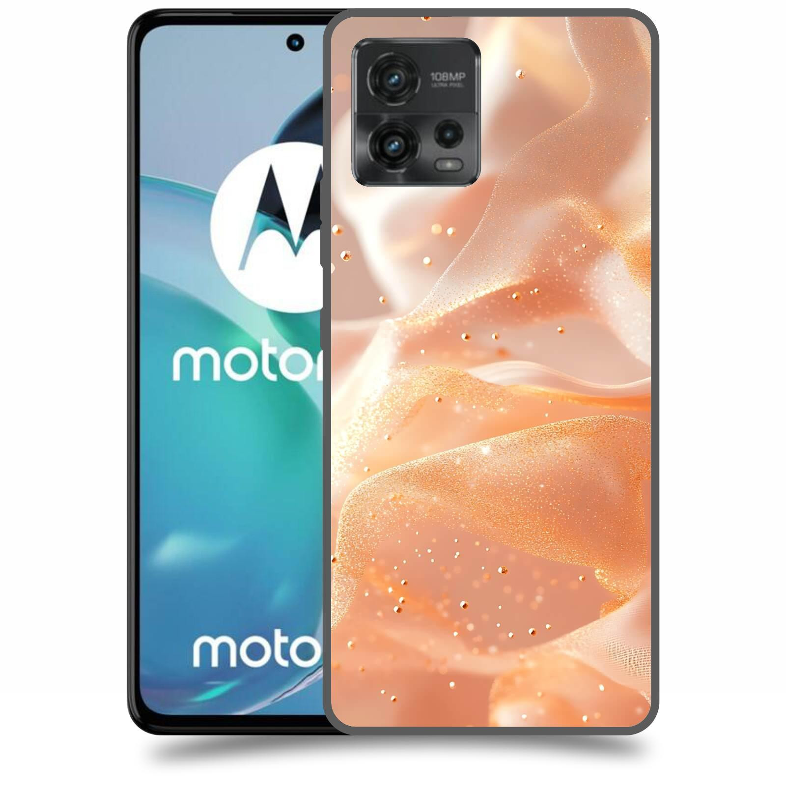 ACOVER Kryt na mobil Motorola Moto G72 - Éterický třpyt