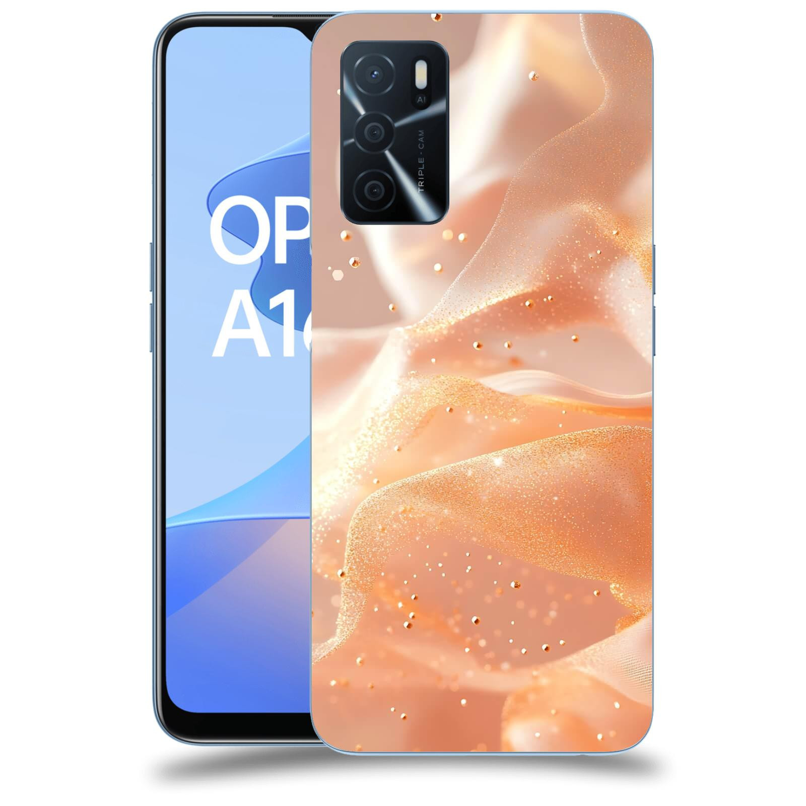 ACOVER Kryt na mobil OPPO A16s - Éterický třpyt
