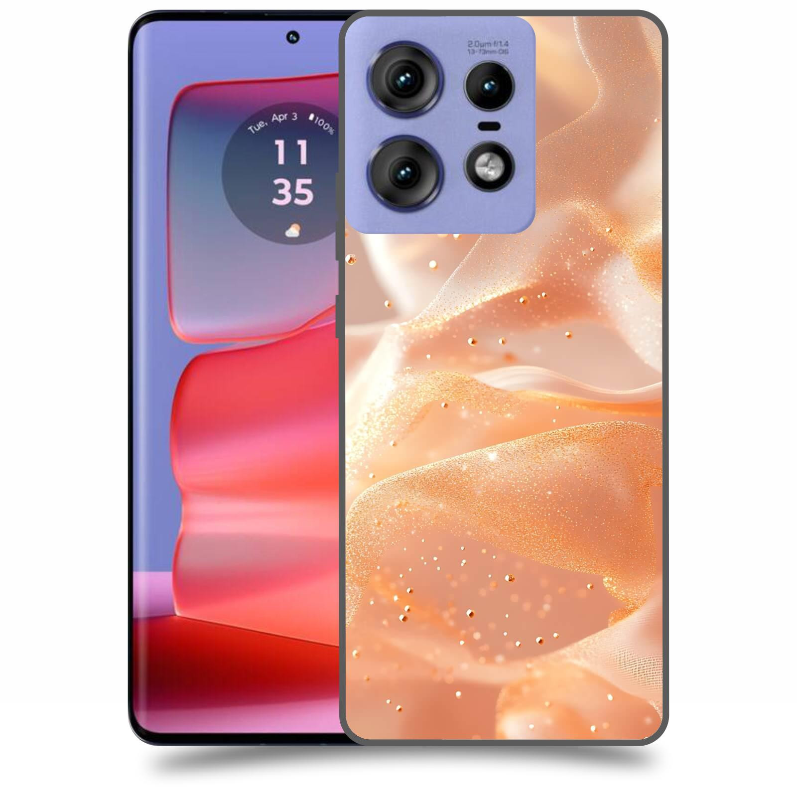 ACOVER Kryt na mobil Motorola Edge 50 Pro - Éterický třpyt