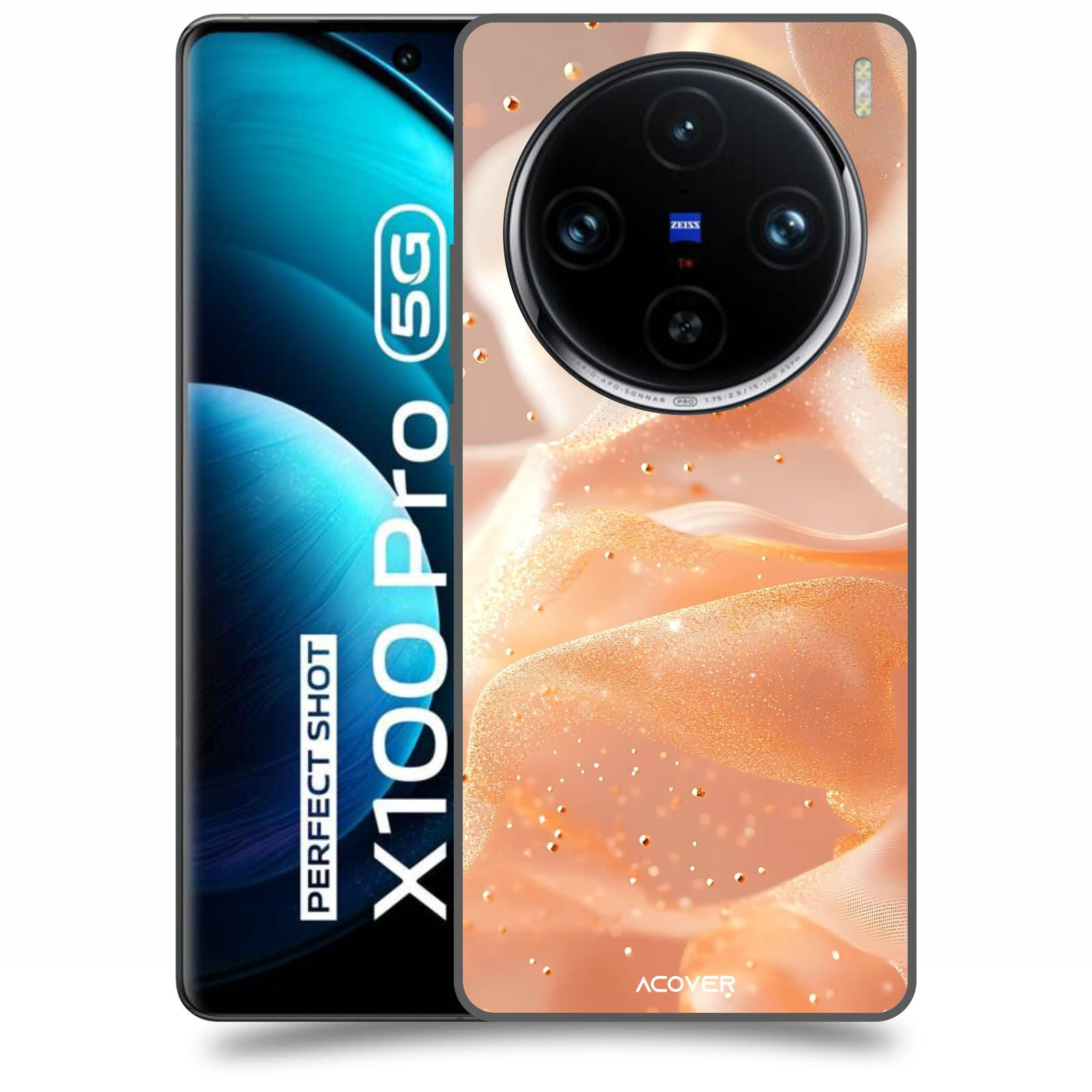 ACOVER Kryt na mobil Vivo X100 Pro - Éterický třpyt