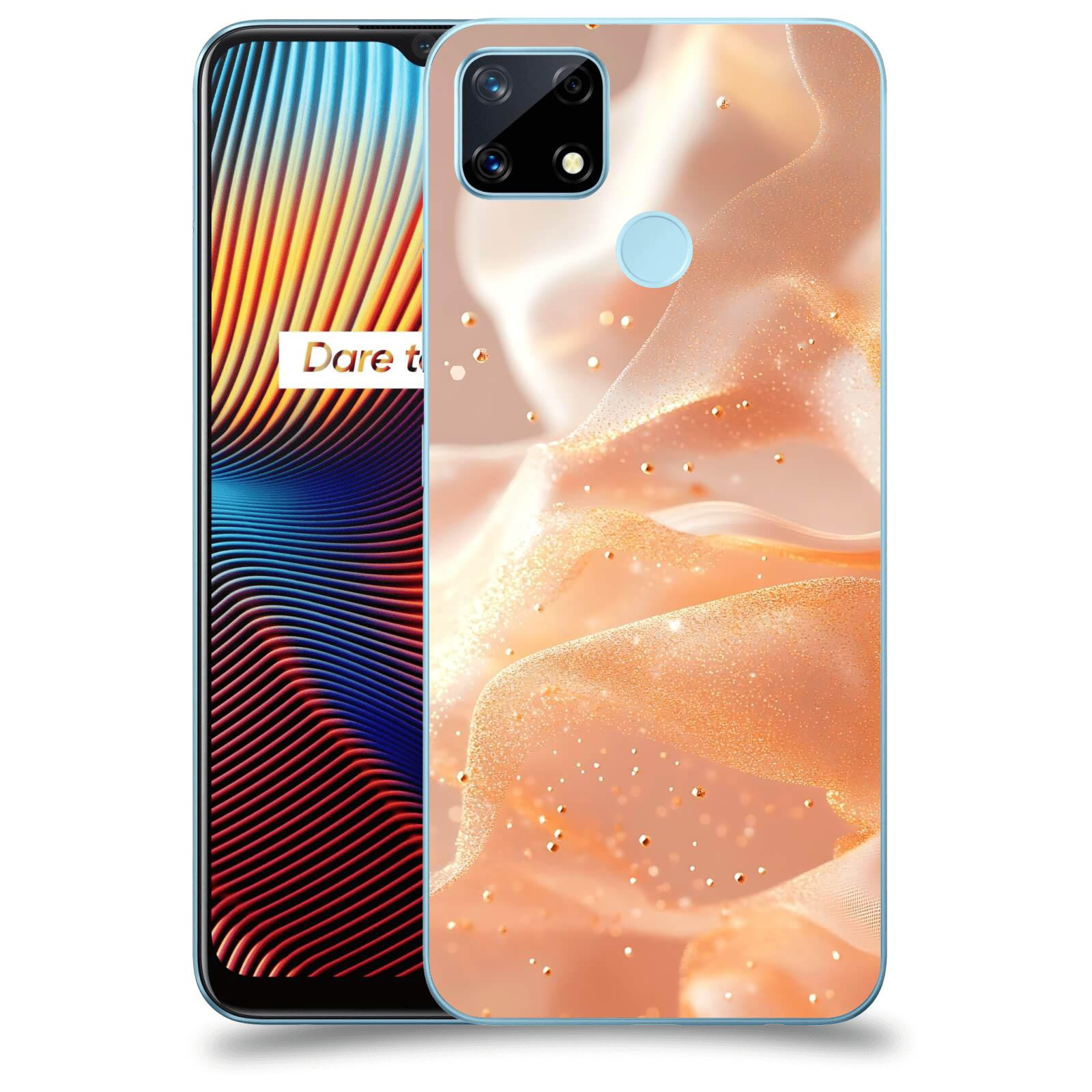 ACOVER Kryt na mobil Realme 7i - Éterický třpyt
