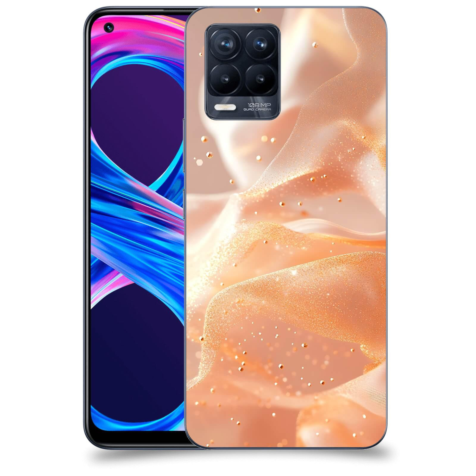 ACOVER Kryt na mobil Realme 8 Pro - Éterický třpyt