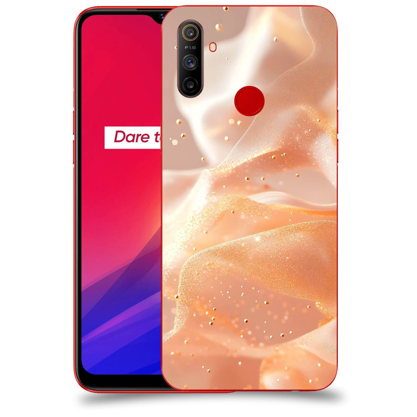 ACOVER Kryt na mobil Realme C3 - Éterický třpyt