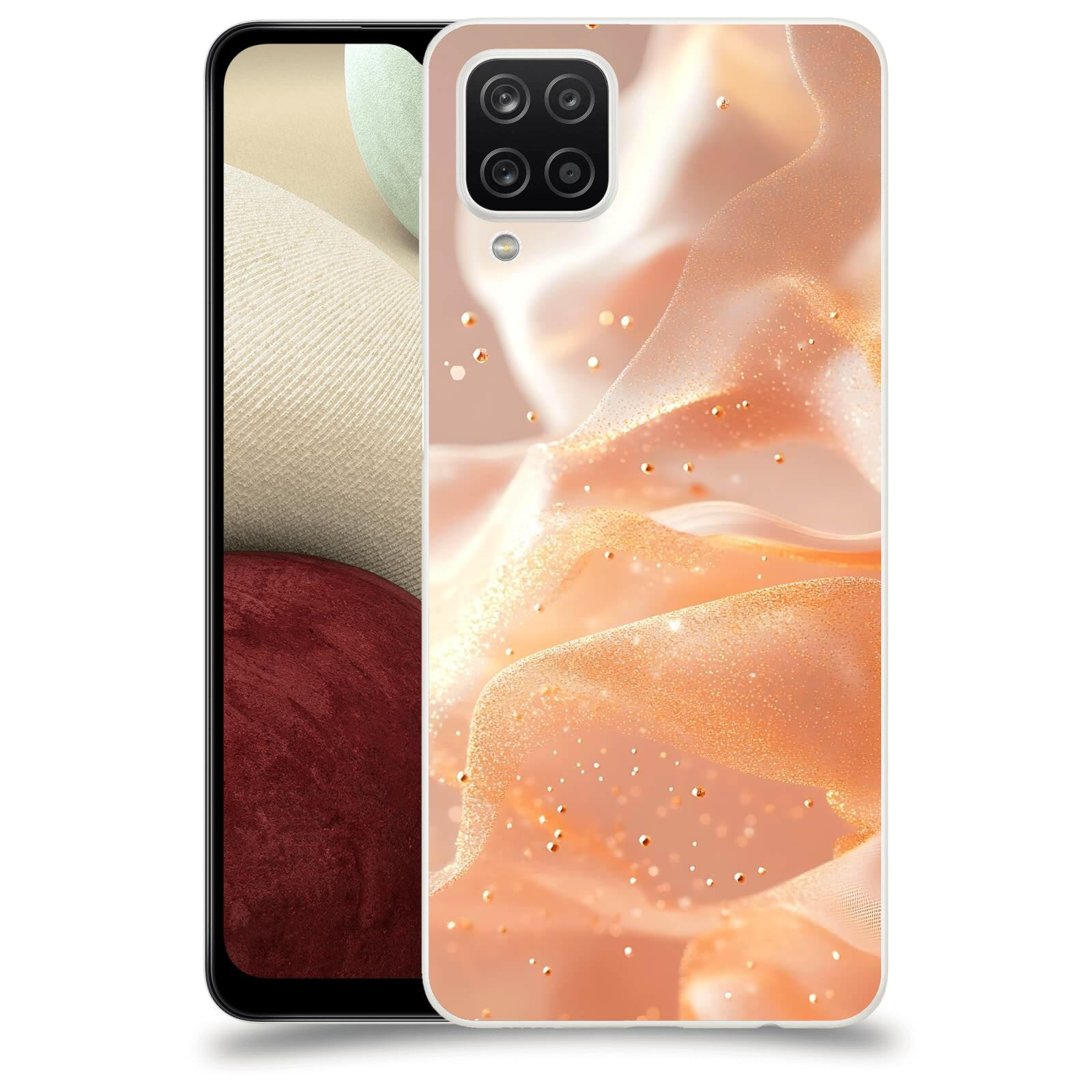 ACOVER Kryt na mobil Samsung Galaxy A12 A125F - Éterický třpyt
