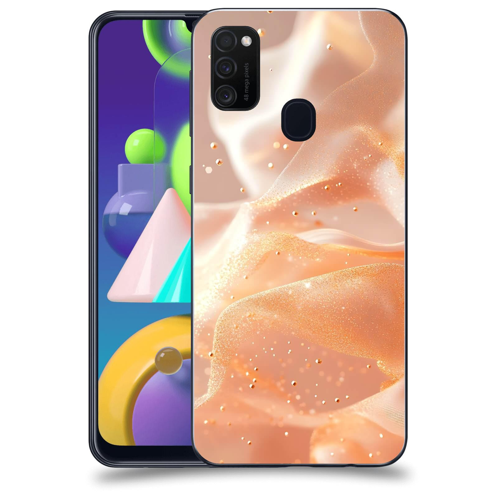 ACOVER Kryt na mobil Samsung Galaxy M21 M215F - Éterický třpyt
