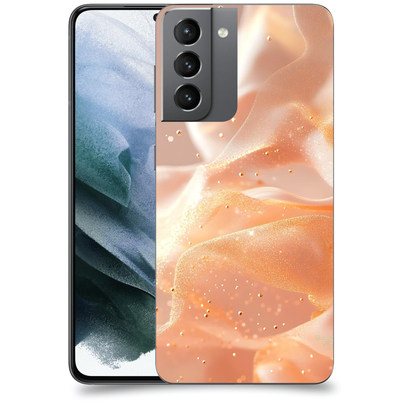 ACOVER Kryt na mobil Samsung Galaxy S21 G991B - Éterický třpyt