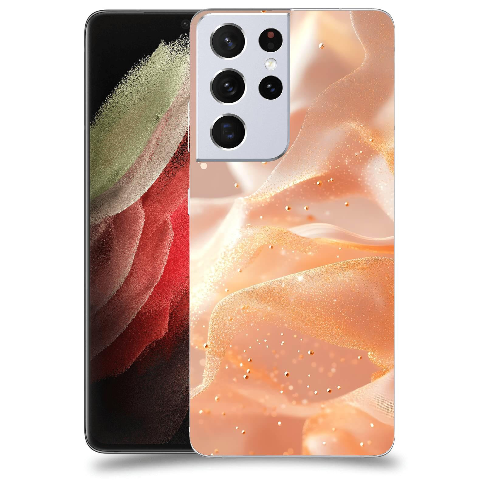 ACOVER Kryt na mobil Samsung Galaxy S21 Ultra 5G G998B - Éterický třpyt