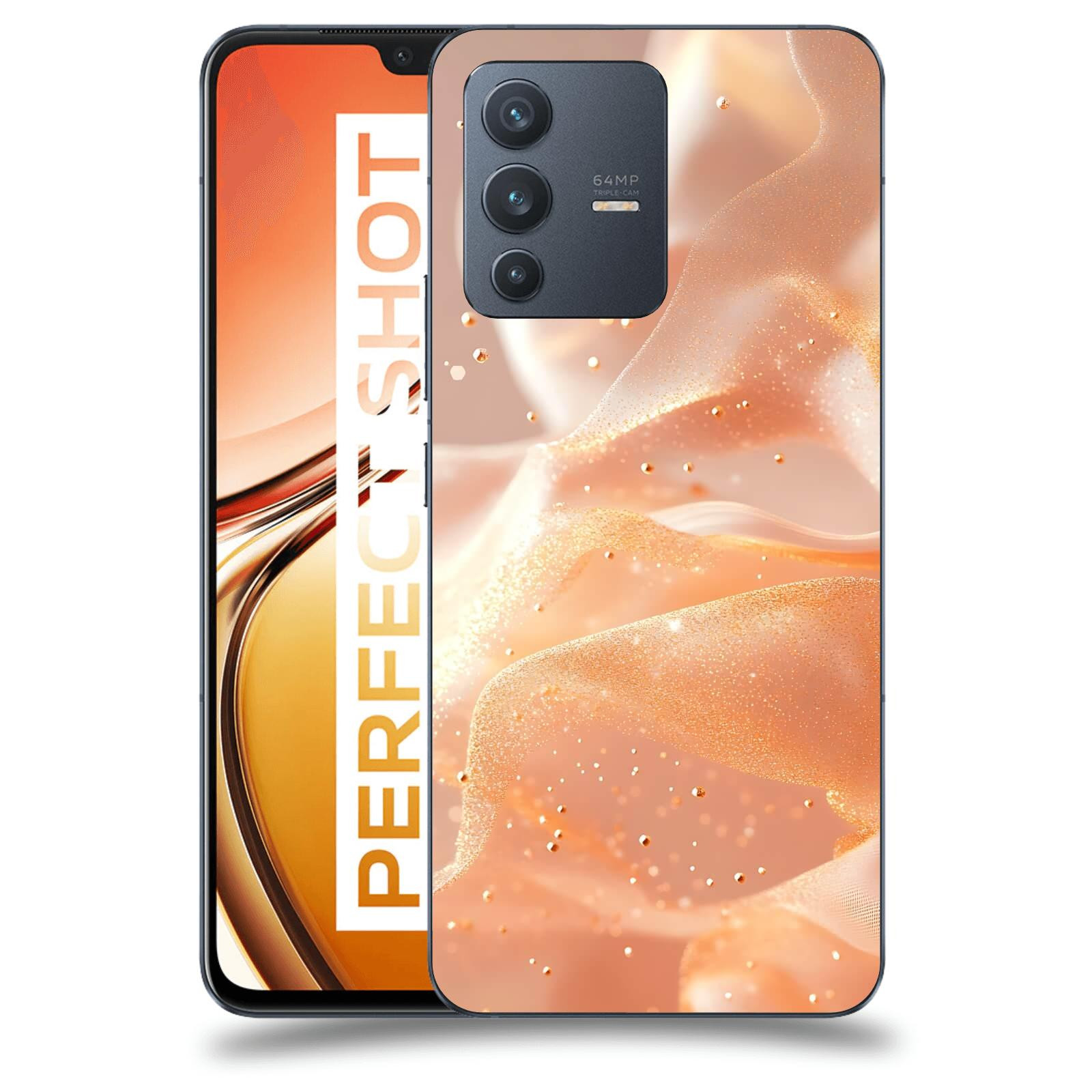 ACOVER Kryt na mobil Vivo V23 5G - Éterický třpyt