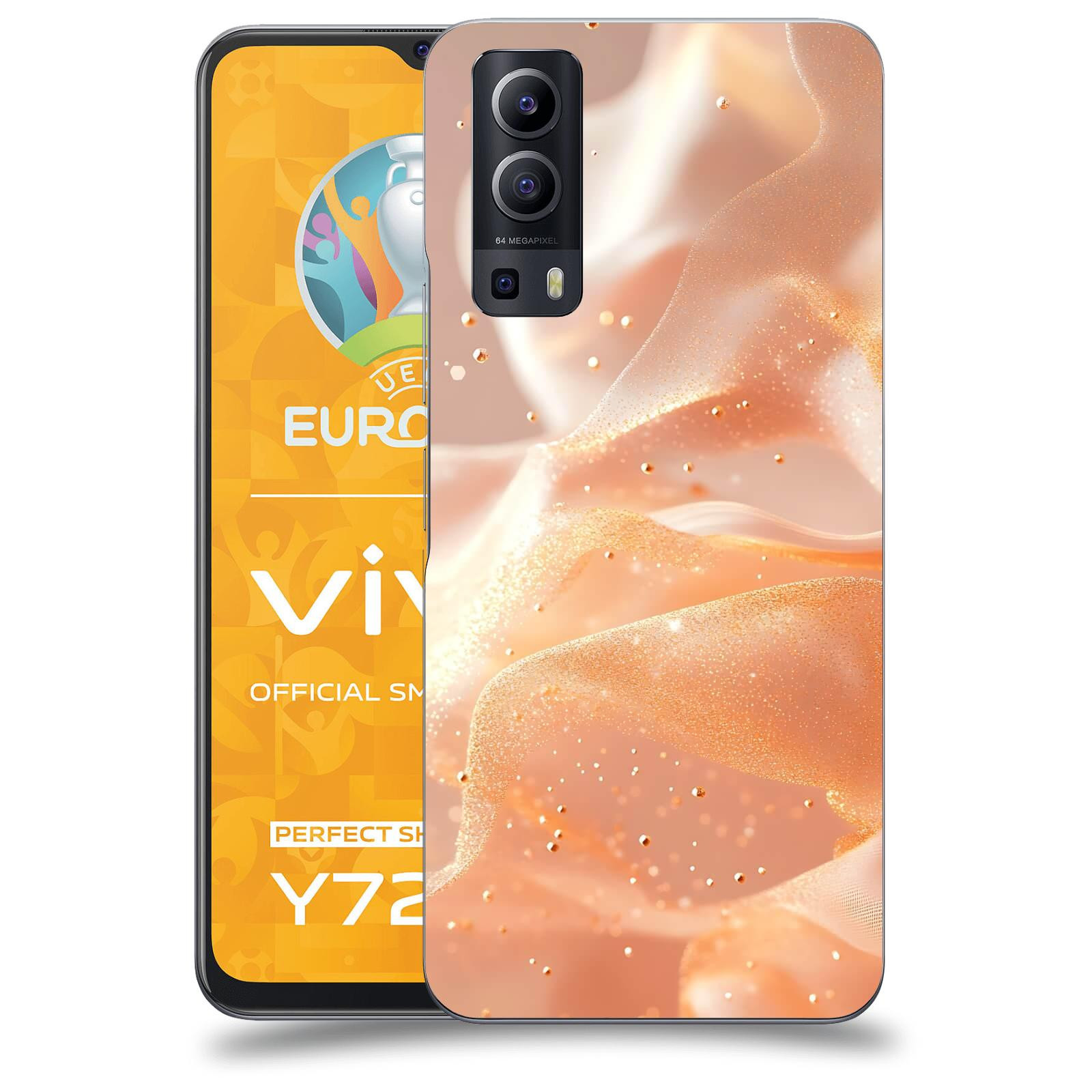 ACOVER Kryt na mobil Vivo Y72 5G - Éterický třpyt