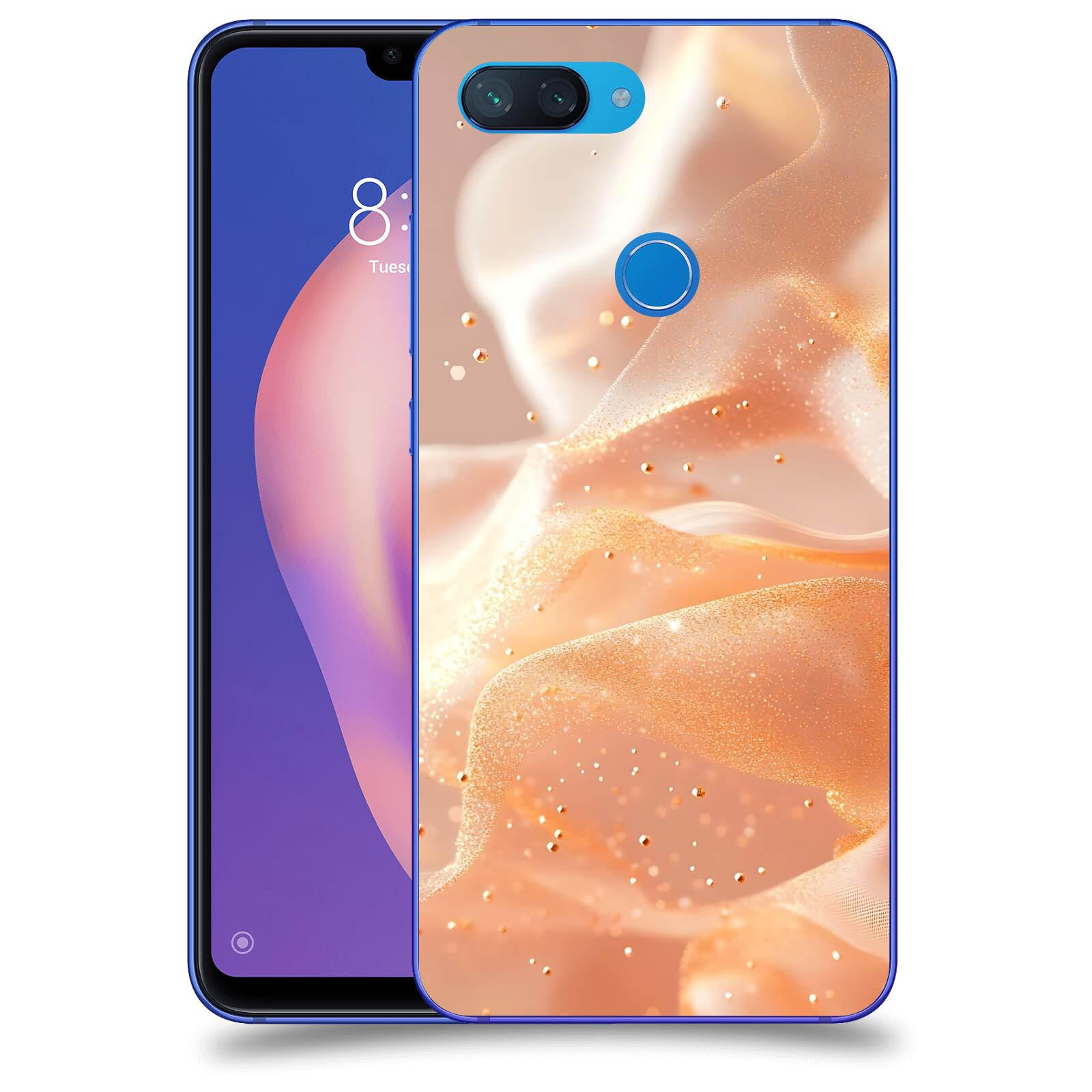 ACOVER Kryt na mobil Xiaomi Mi 8 Lite - Éterický třpyt