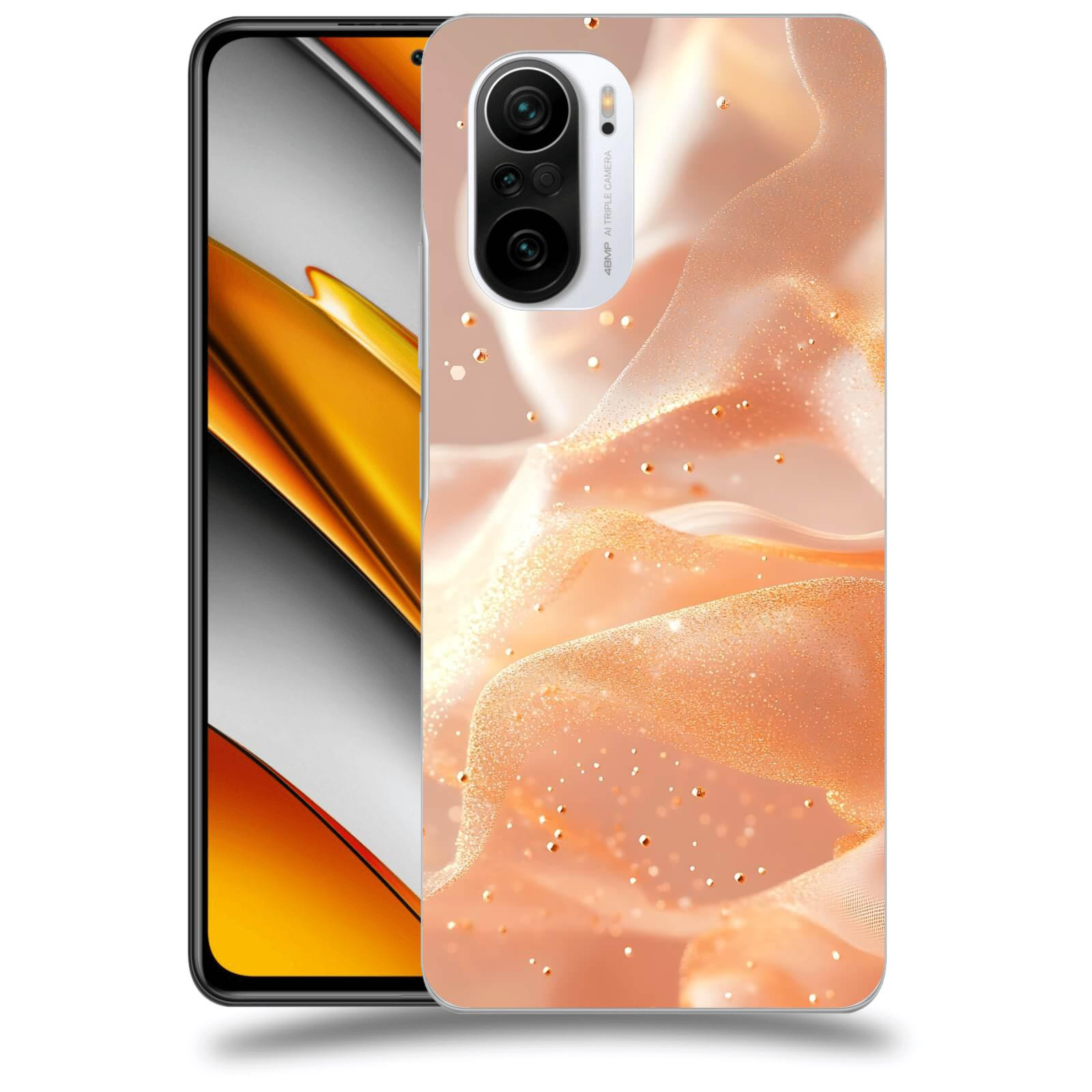 ACOVER Kryt na mobil Xiaomi Poco F3 - Éterický třpyt