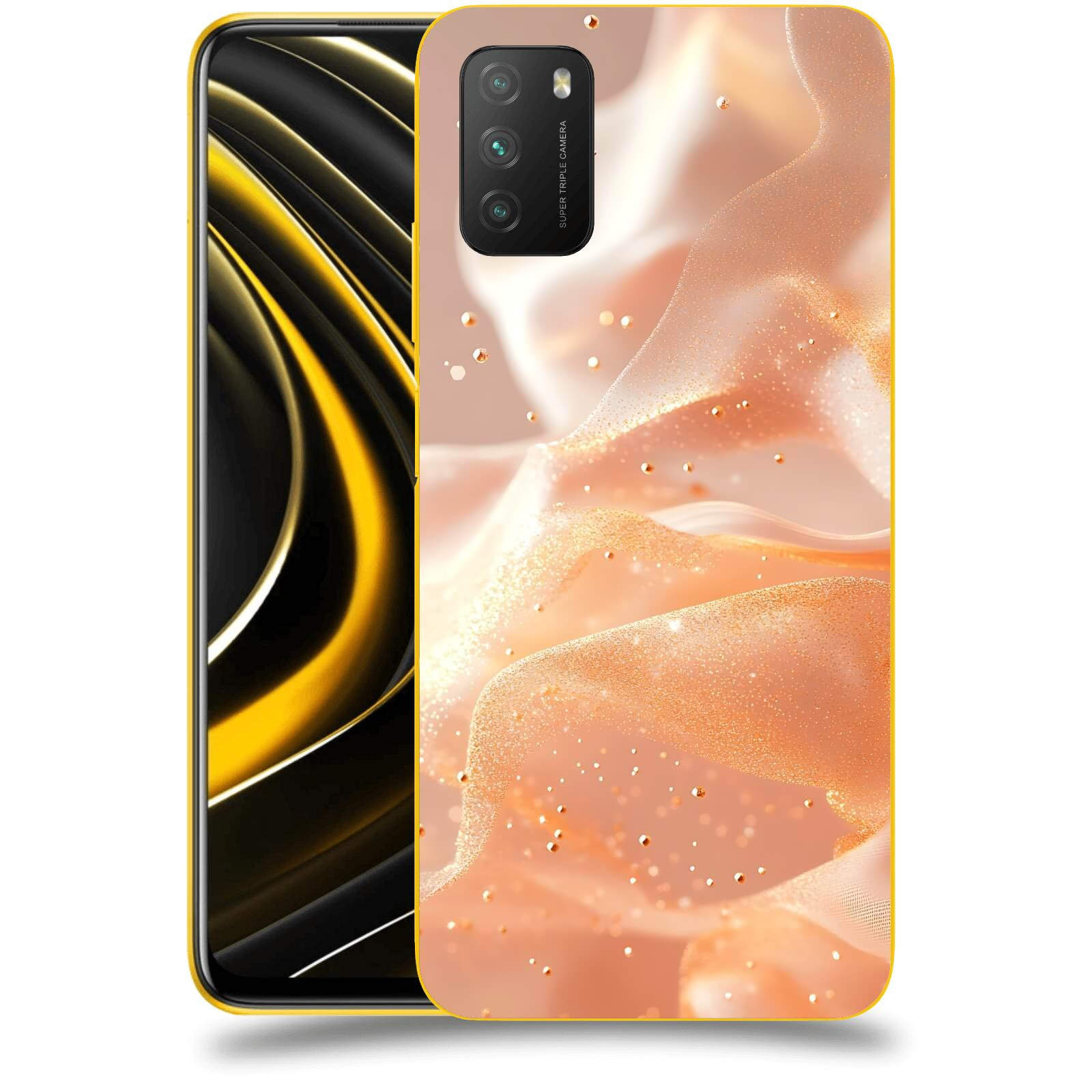 ACOVER Kryt na mobil Xiaomi Poco M3 - Éterický třpyt