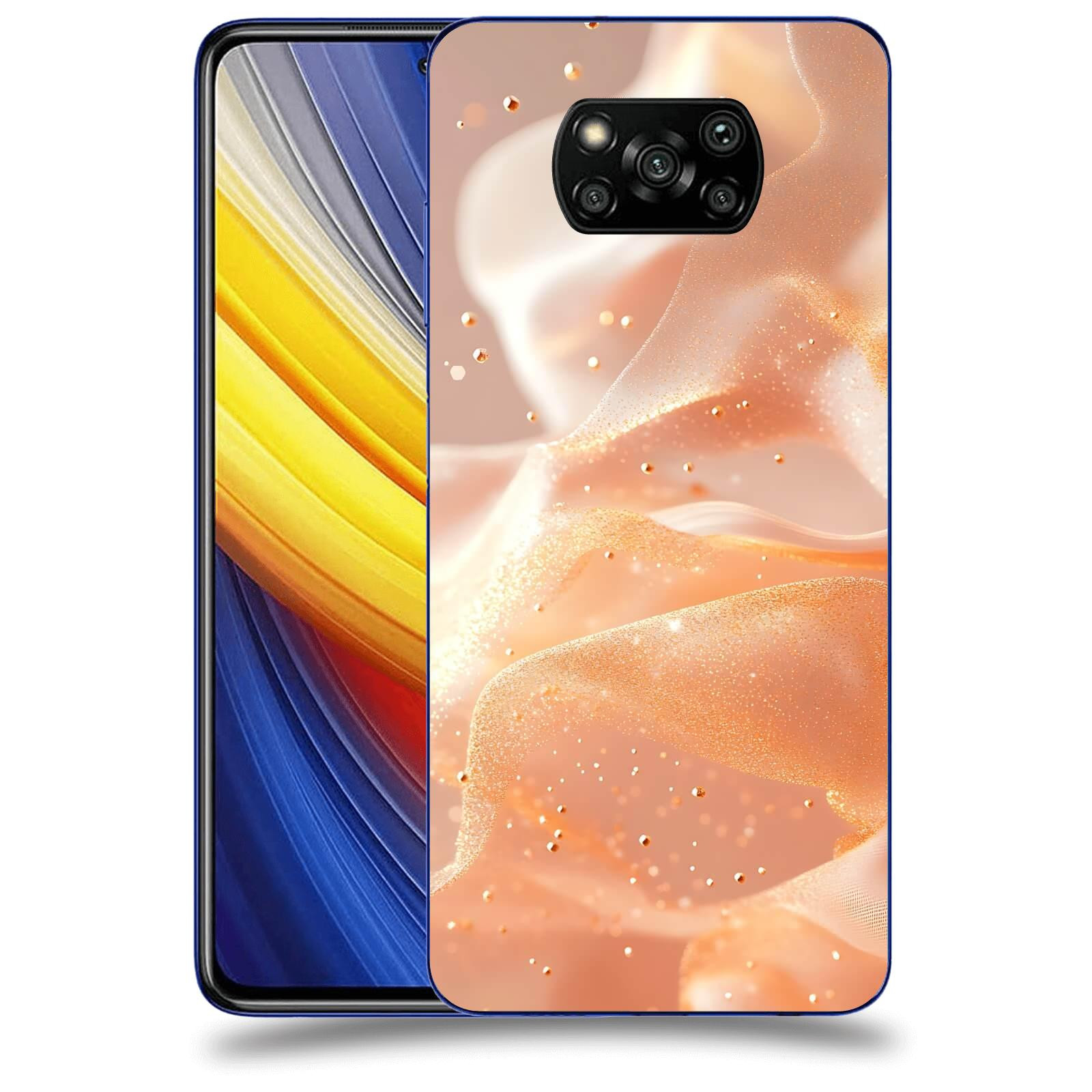 ACOVER Kryt na mobil Xiaomi Poco X3 Pro - Éterický třpyt