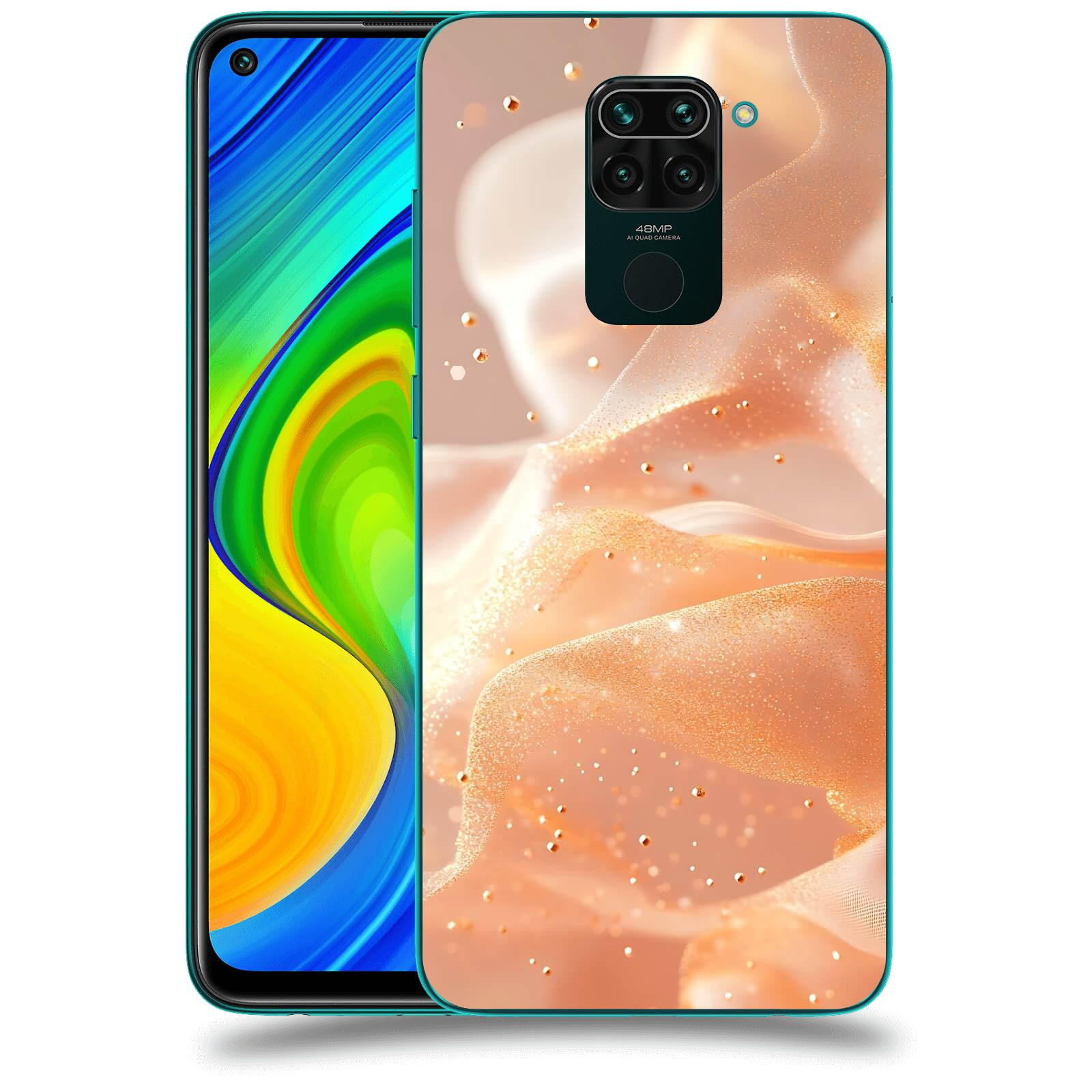 ACOVER Kryt na mobil Xiaomi Redmi Note 9 - Éterický třpyt